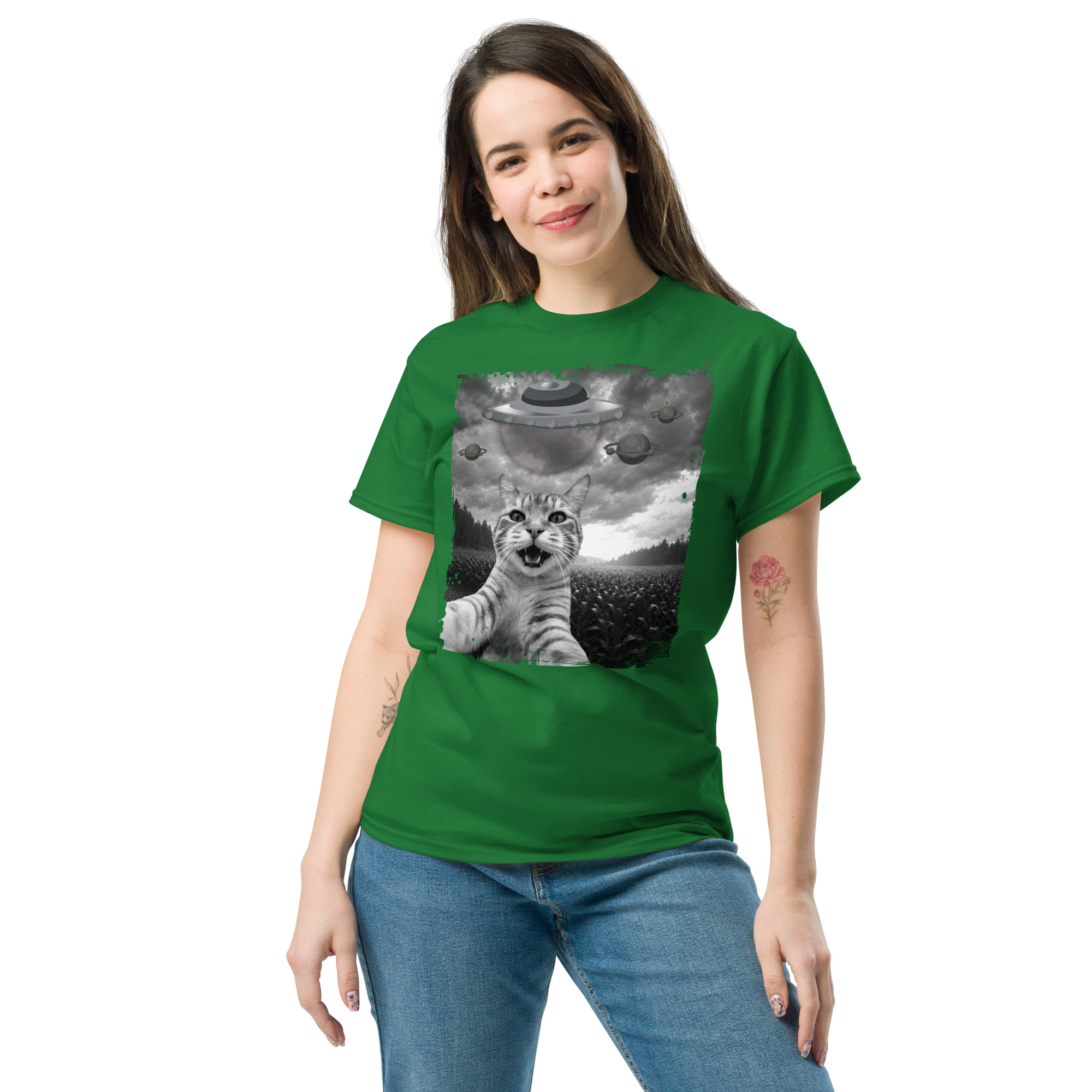 Cat Unisex Classic t-shirt - Image 4