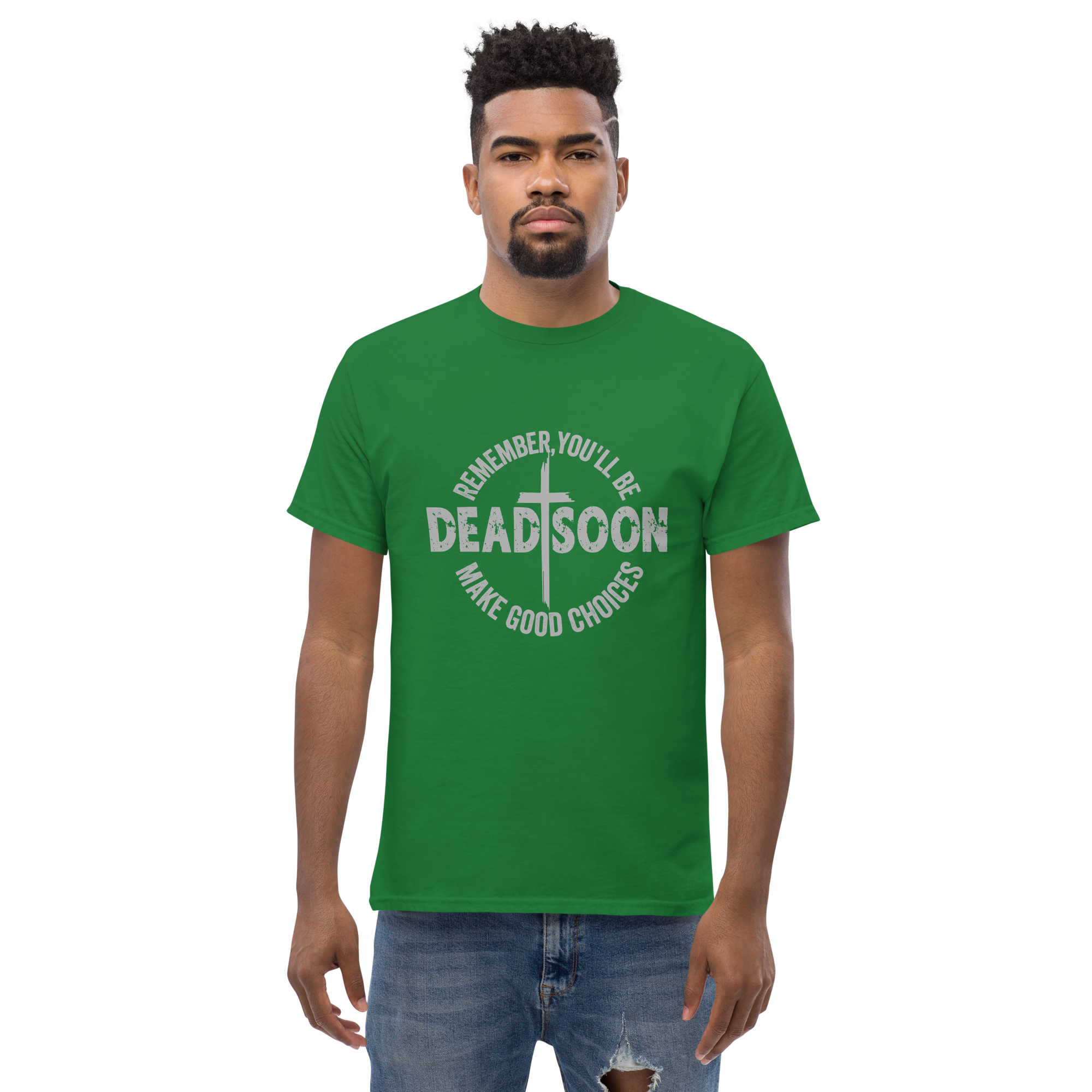 Remember You'll Be Dead Soon Unisex Classic t-shirt - Image 4