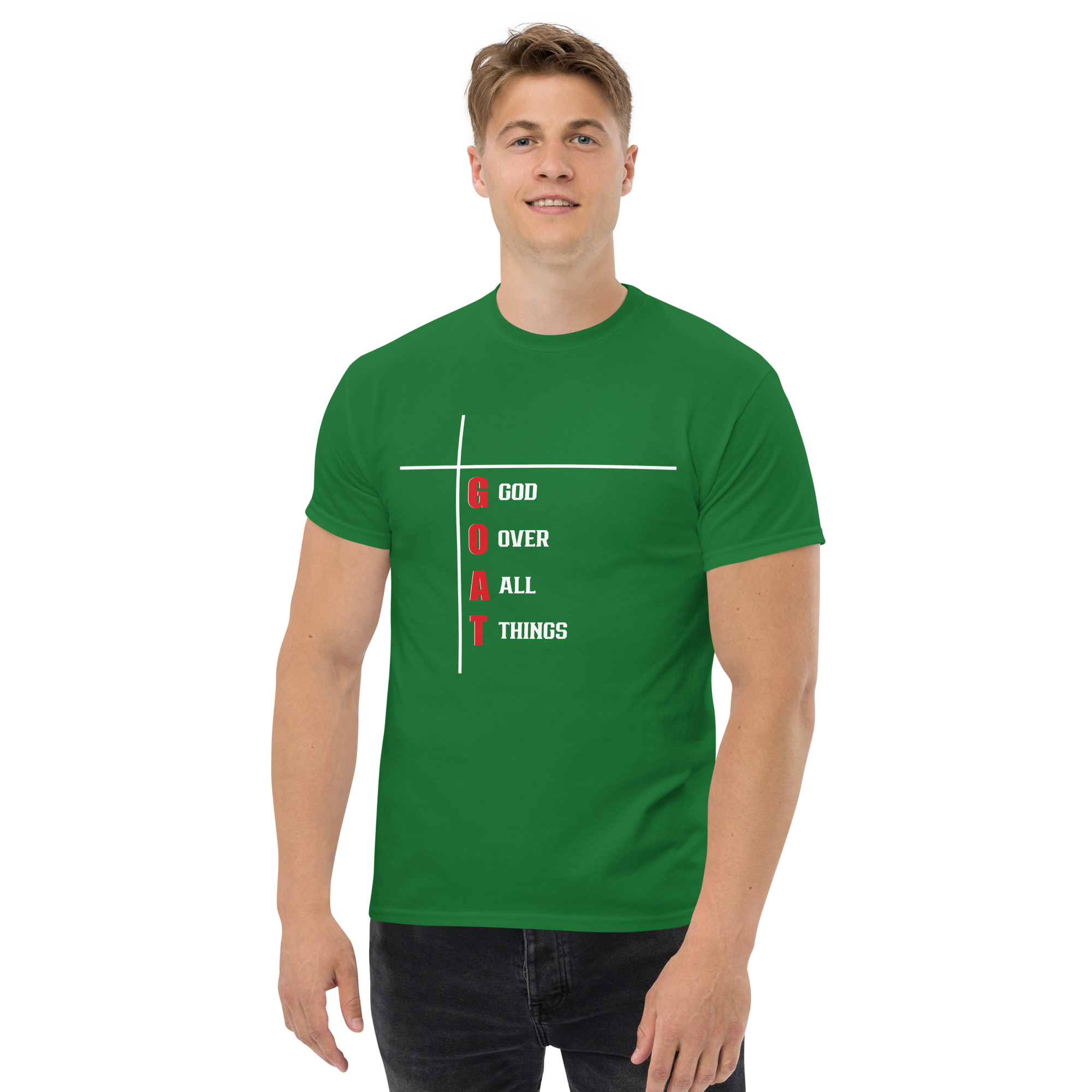 GOD Overall Things Unisex Classic t-shirt - Image 4