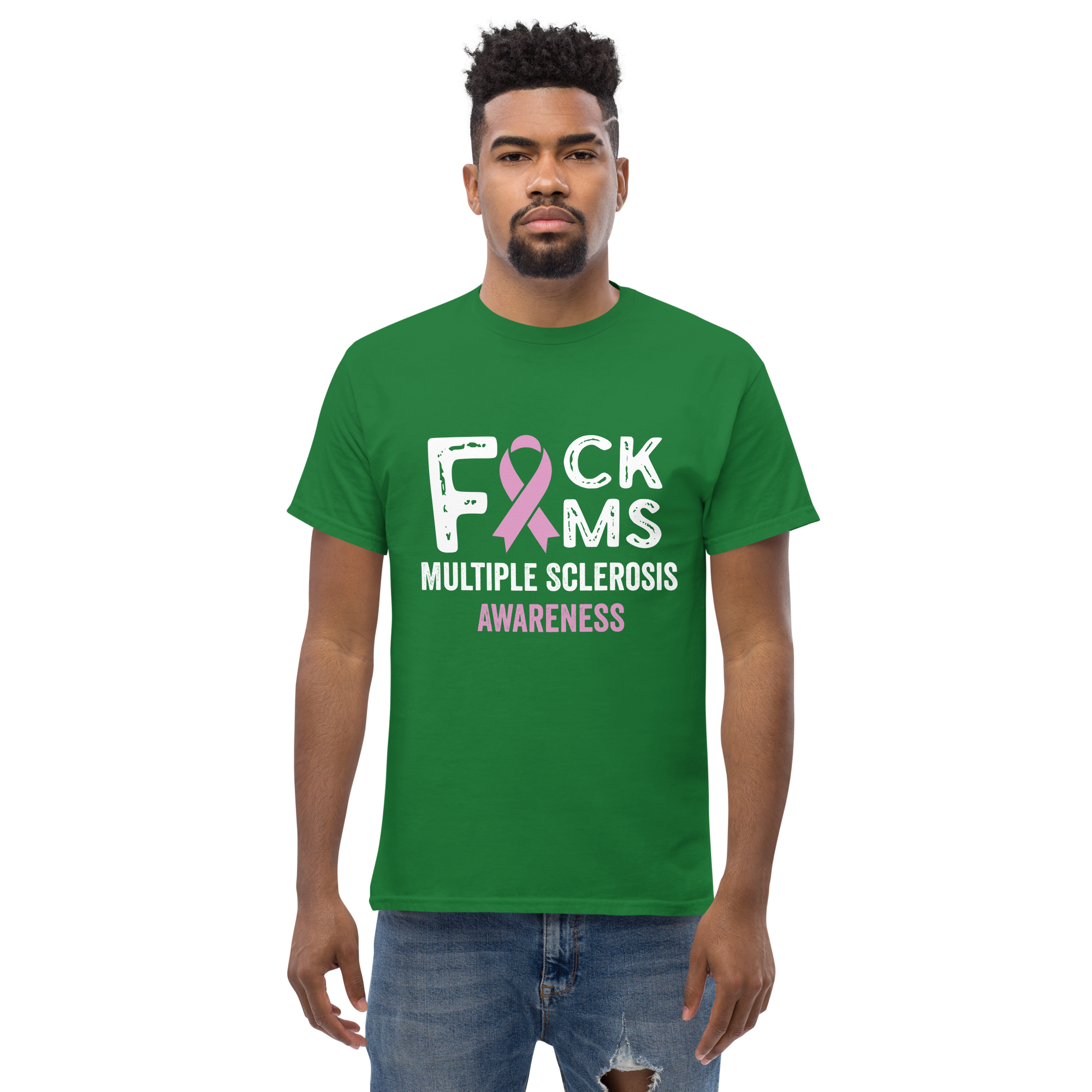 Multiple Sclerosis Awareness Unisex classic t- shirt - Image 4