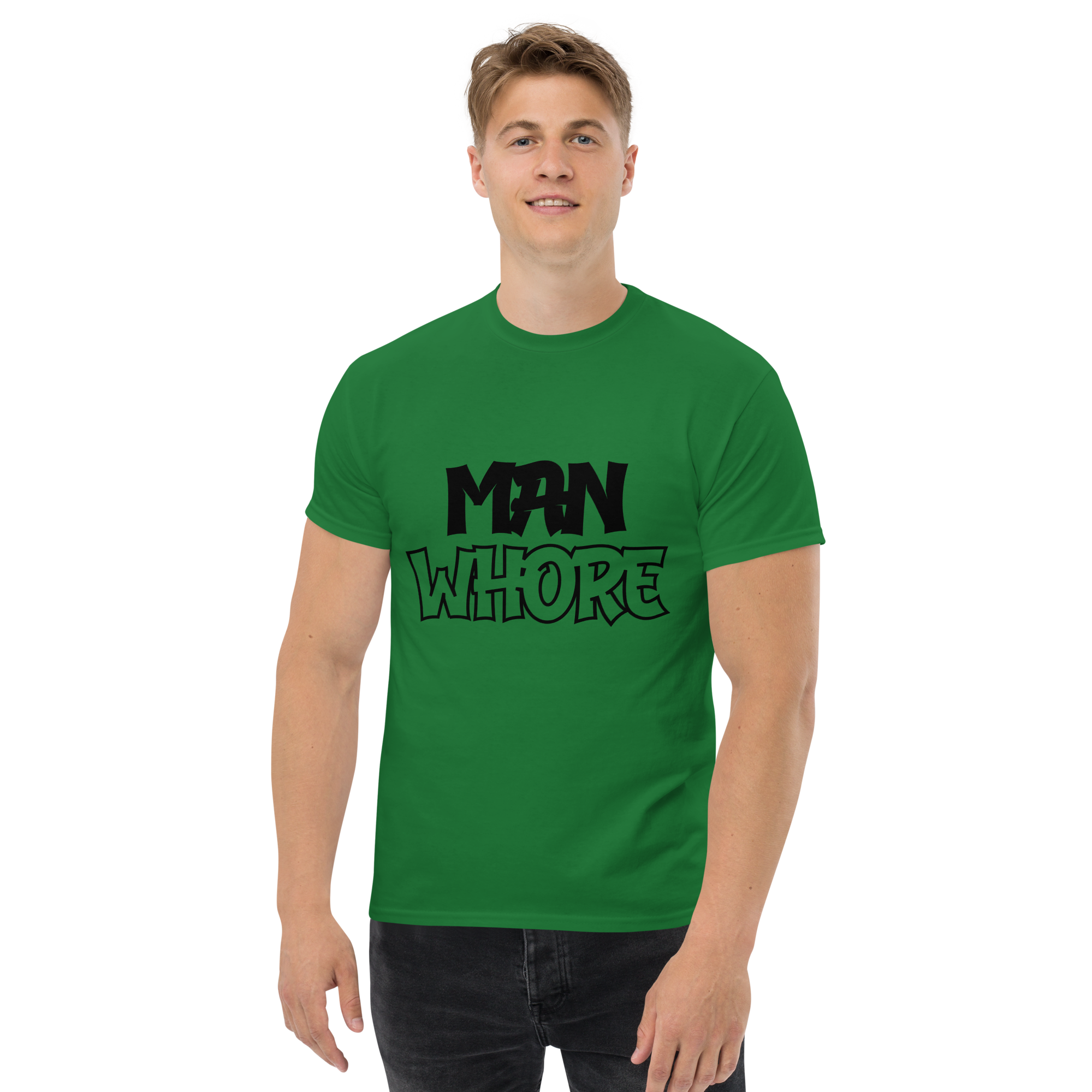 MAN Whore Unisex classic t-shirt - Image 3