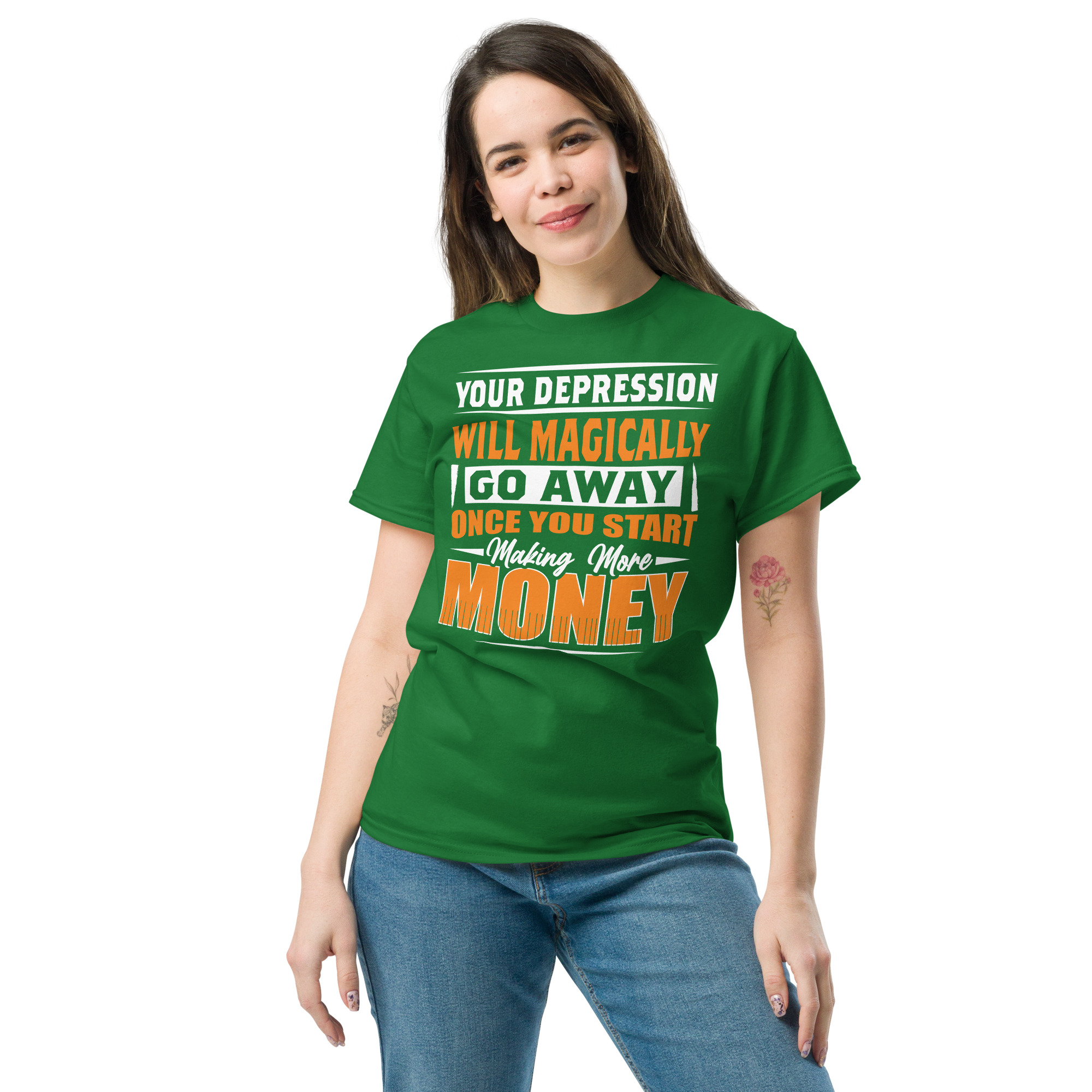 Your Depression Will Magically Go away Unisex Classic t-shirt - Image 4