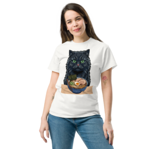 Black Cat Ramen Unisex classic t-shirt