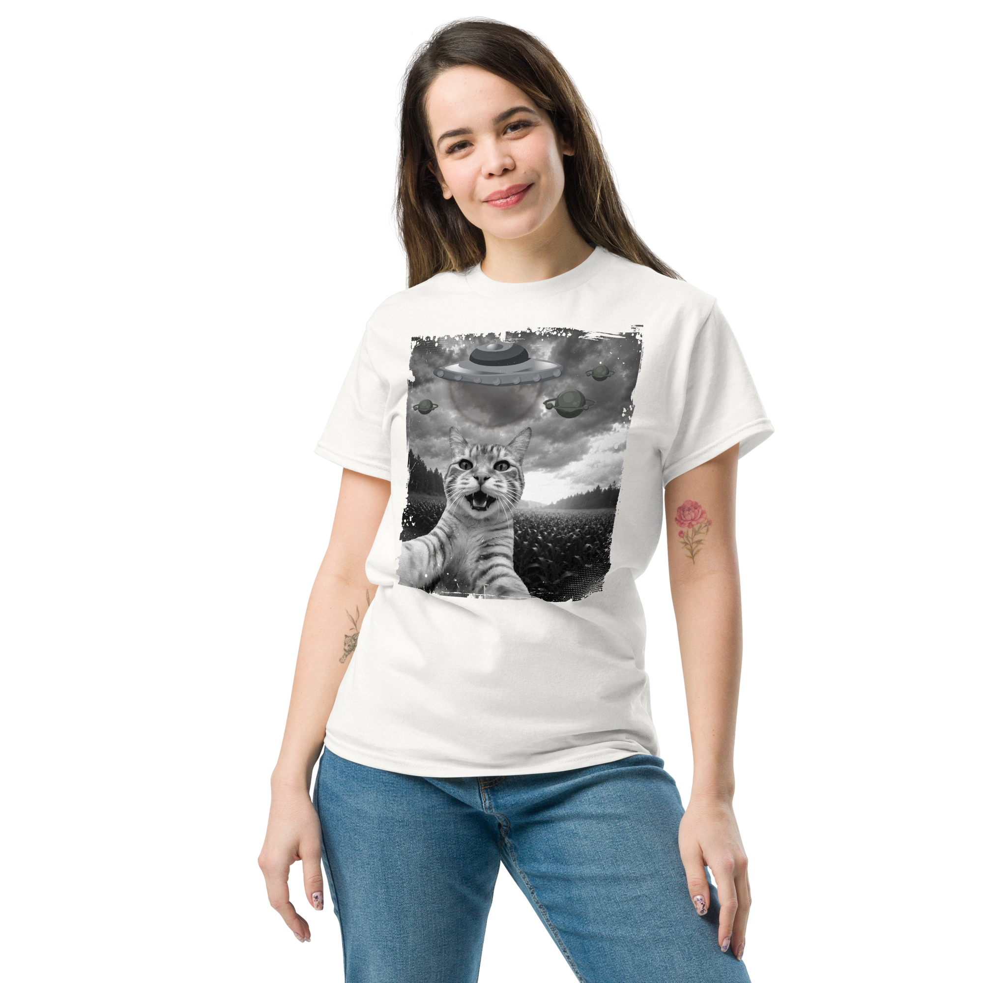 Cat Unisex Classic t-shirt - Image 6