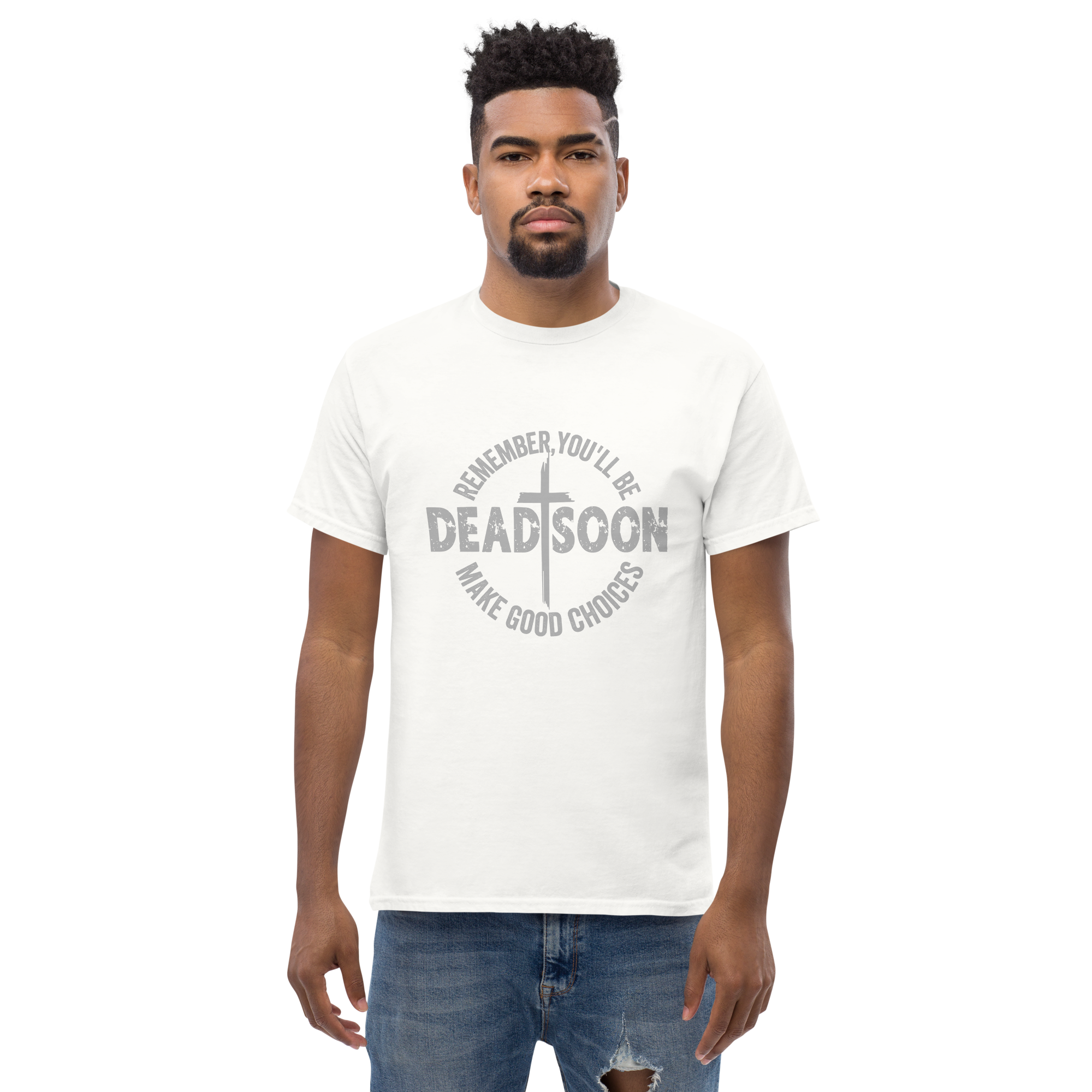 Remember You'll Be Dead Soon Unisex Classic t-shirt - Image 6