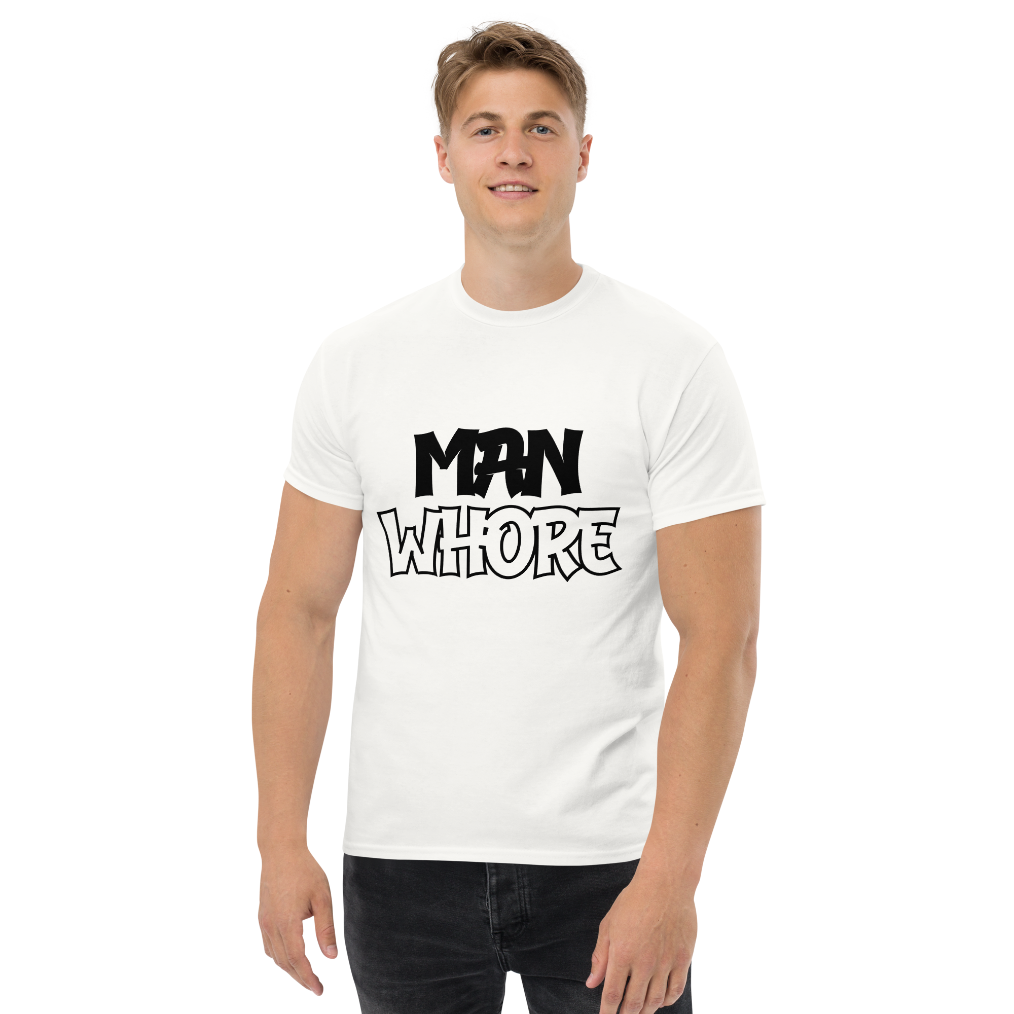MAN Whore Unisex classic t-shirt - Image 6