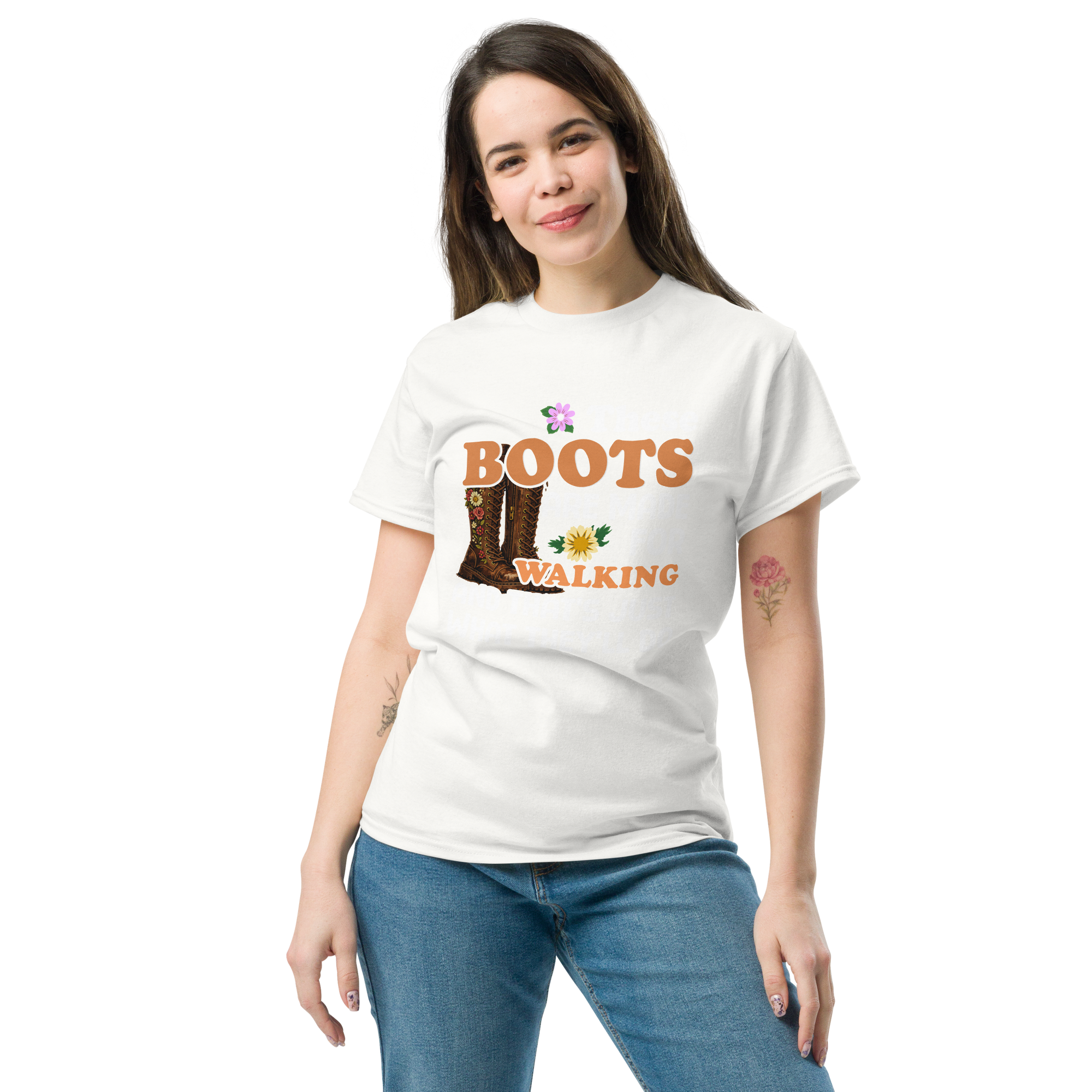 These Boots are Made for Walking Unisex classic t-shirt - Image 6