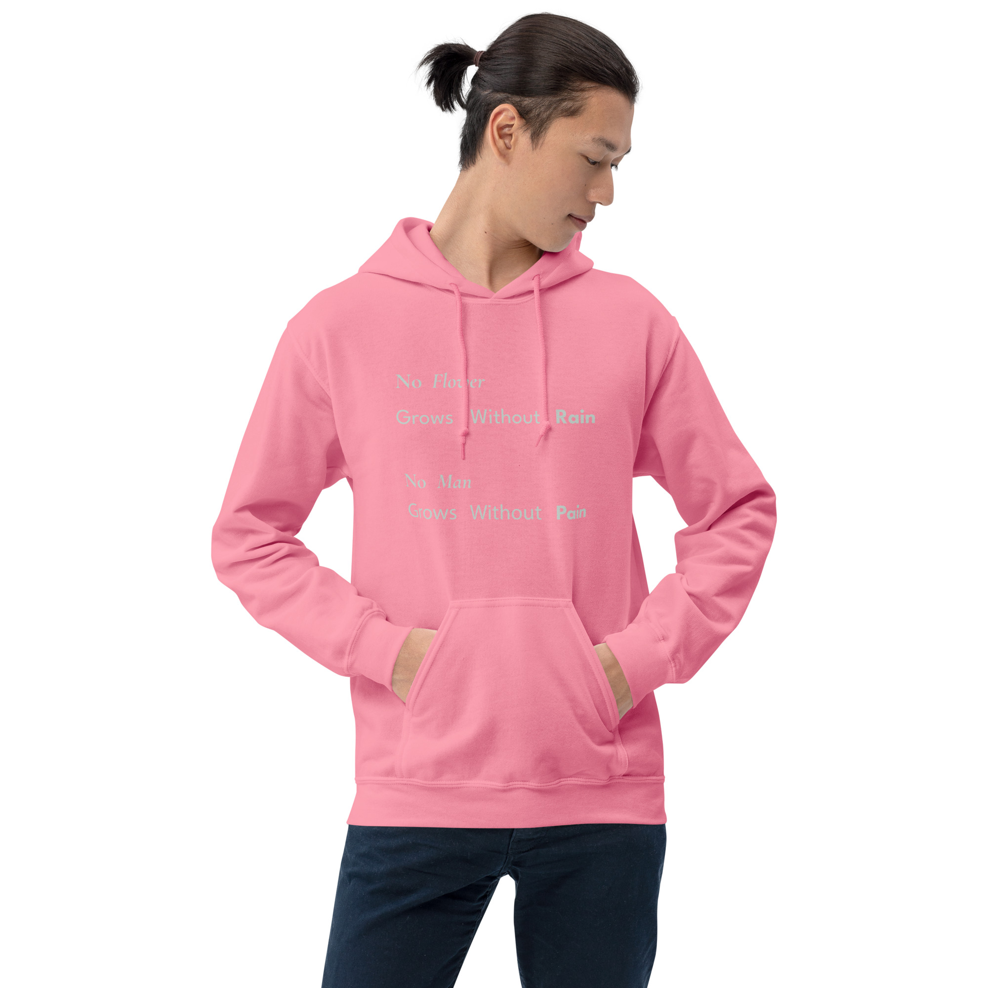 No Flower Grows Without Rain Unisex Hoodie - Image 5