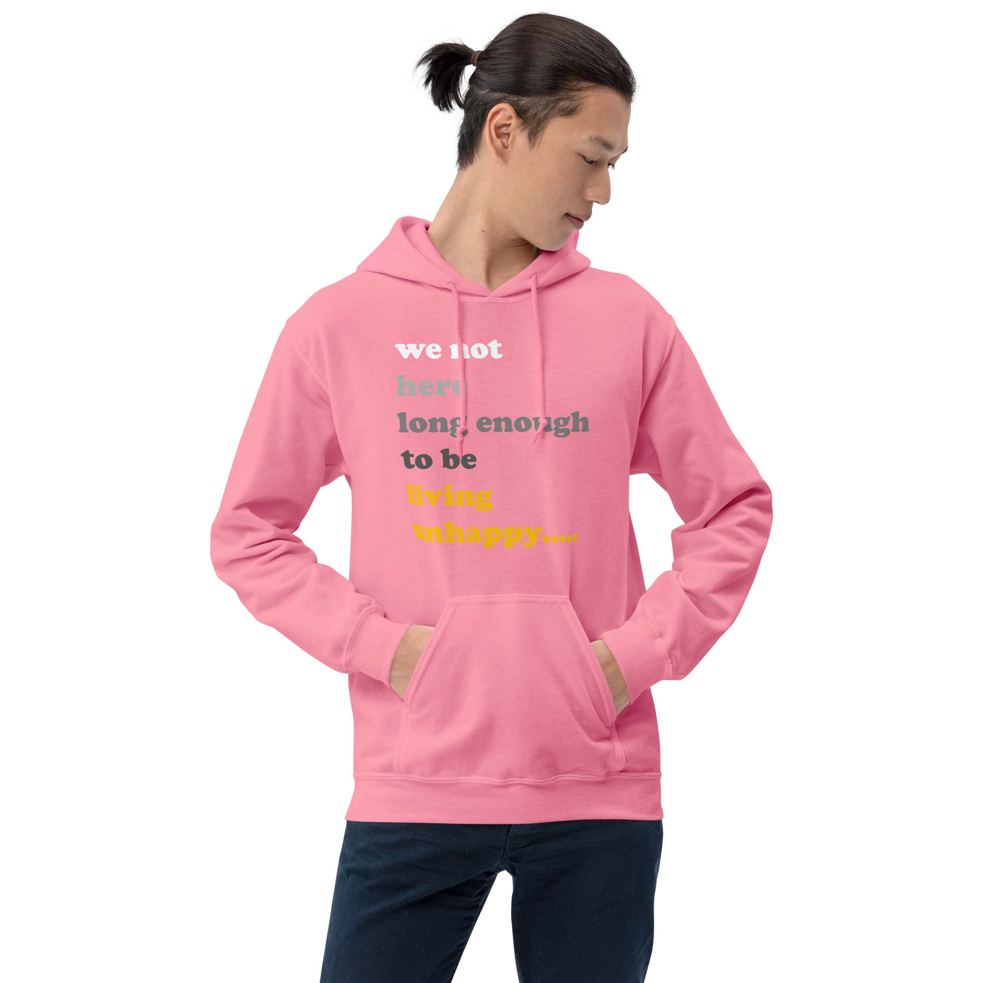 We not here long Enough Unisex Hoodie - Image 5