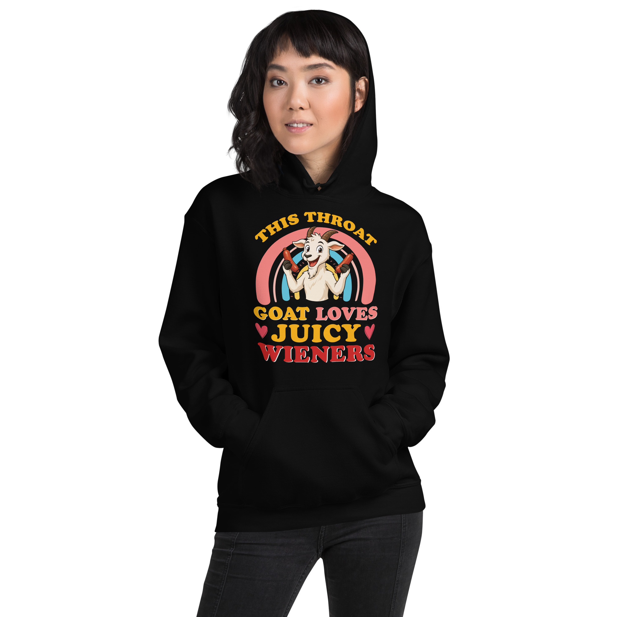 This Throat Goat Loves Juicy Unisex Hoodie