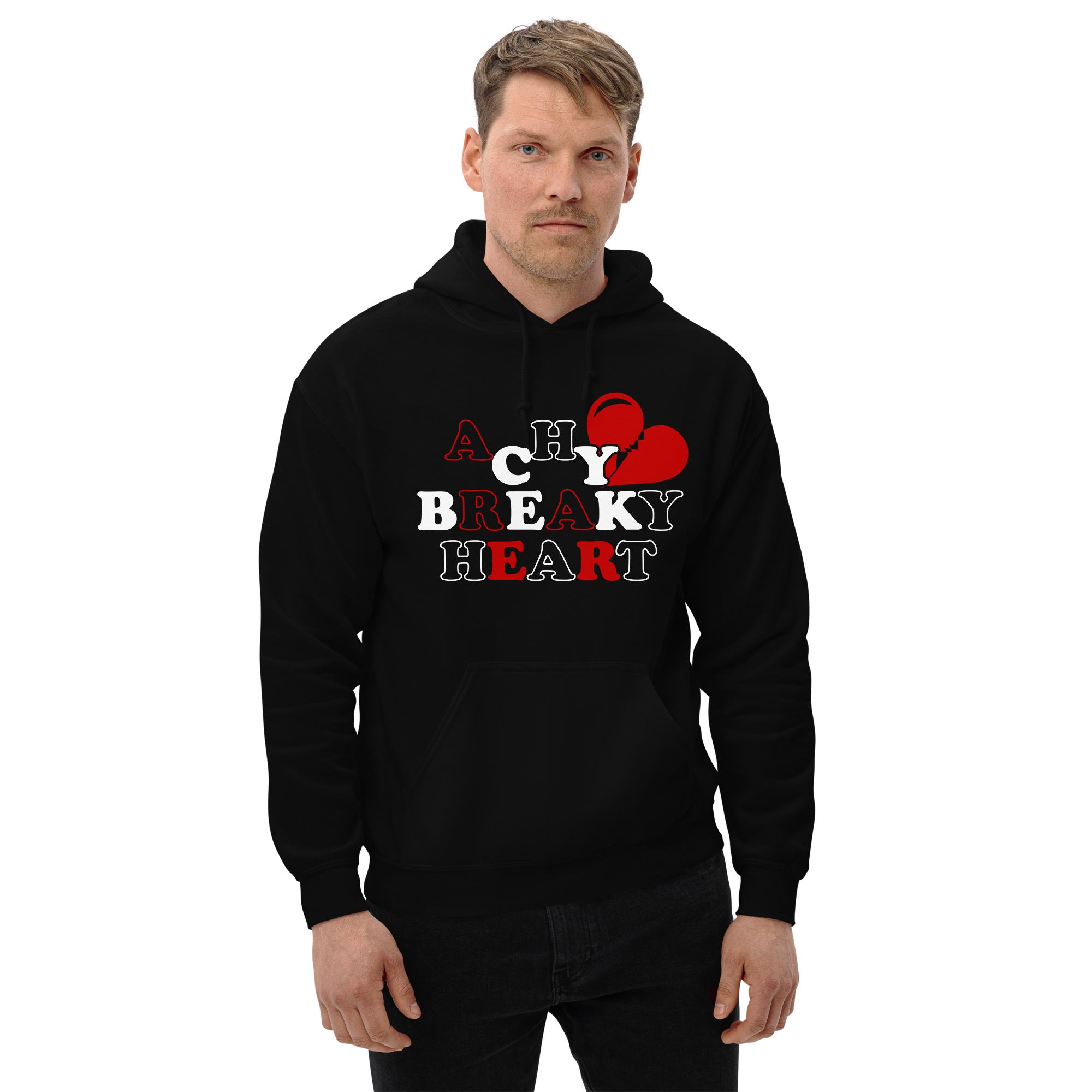 Breaky Heart Unisex Hoodie - Image 2