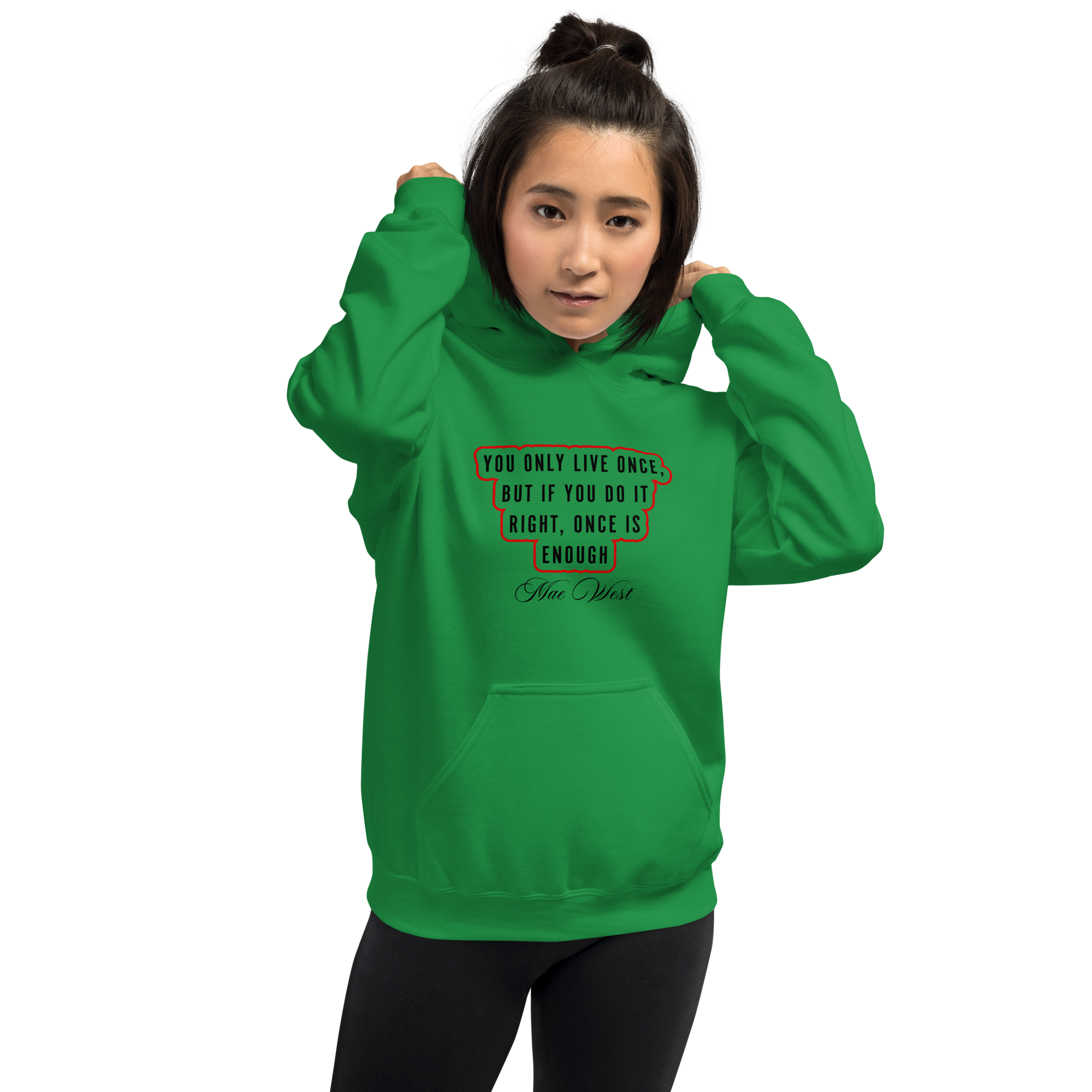 You Only Live Once Unisex Hoodie - Image 3