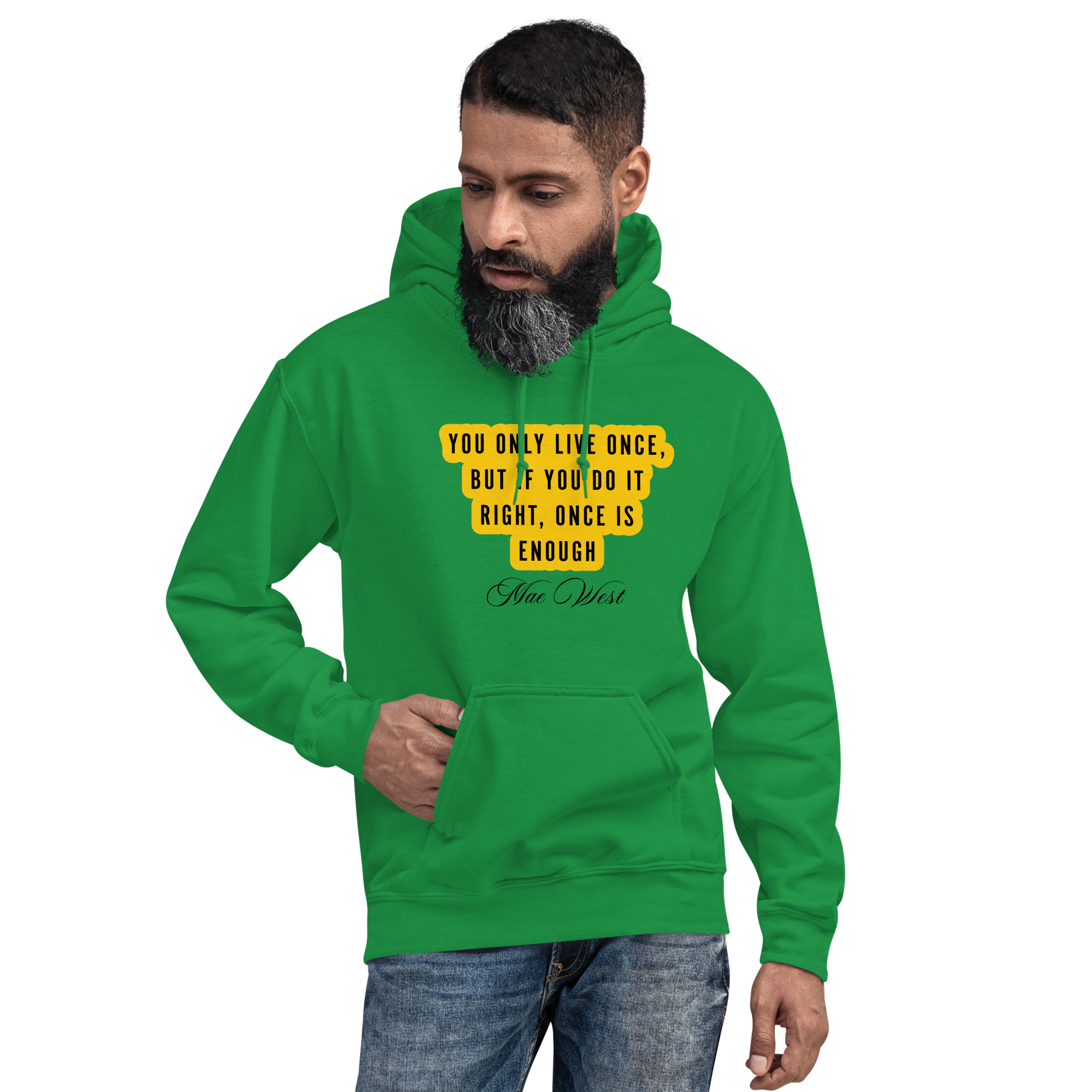 You Only Live Once But Unisex Hoodie - Image 4