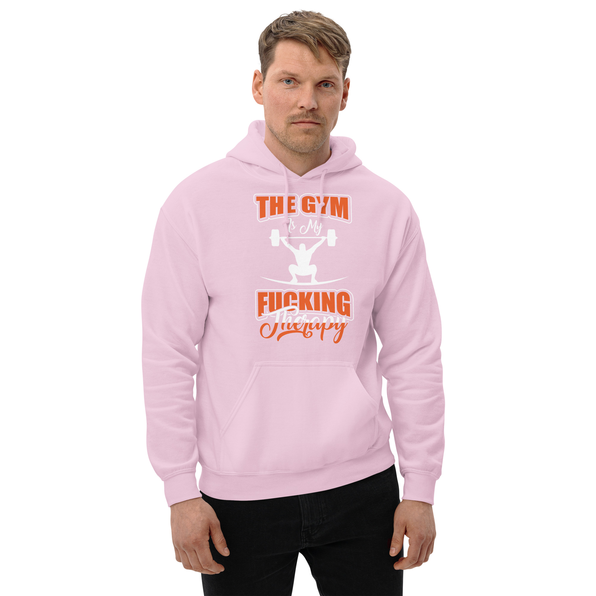 The Gym Is My Fucking Therapy Unisex Hoodie - Image 5