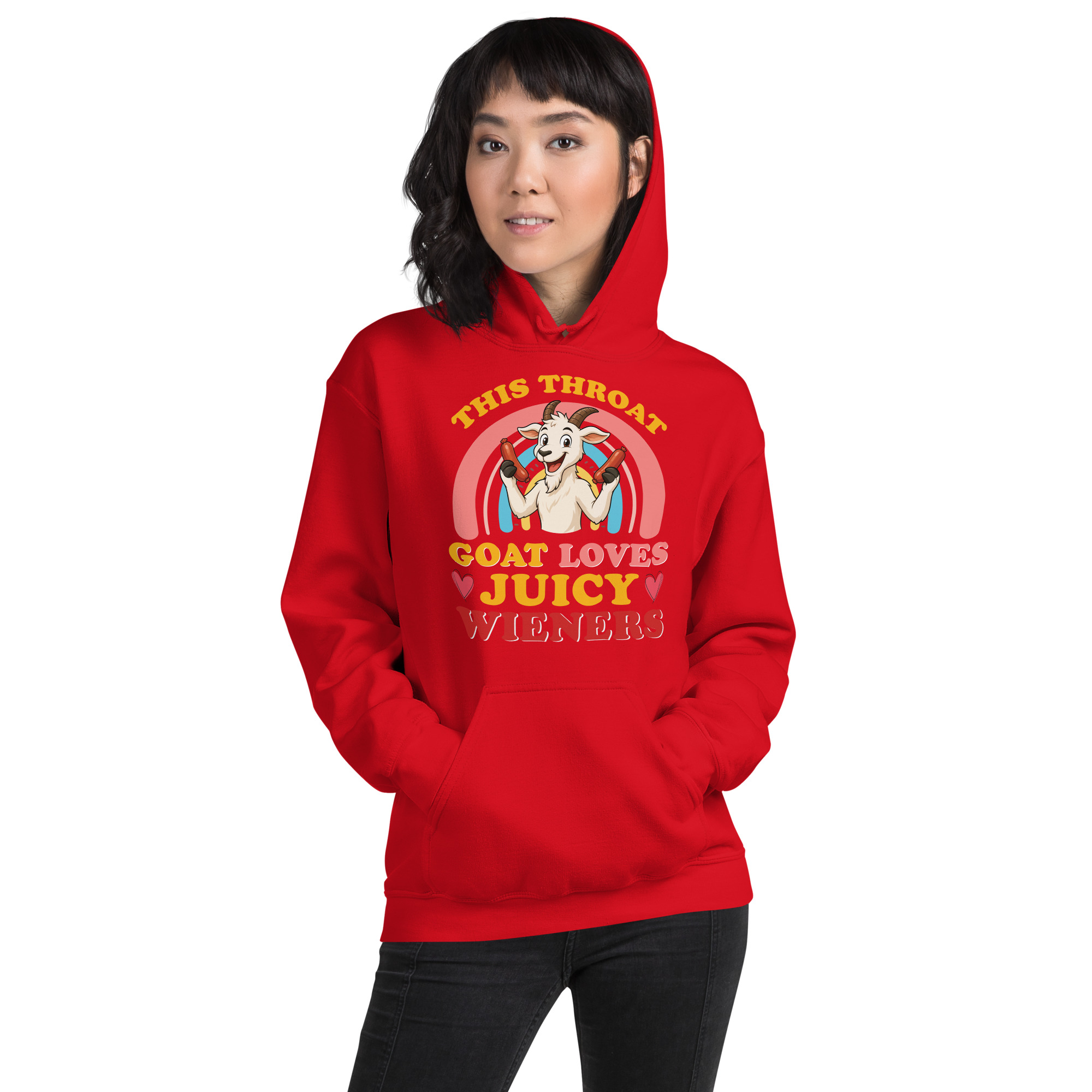 This Throat Goat Loves Juicy Unisex Hoodie - Image 2