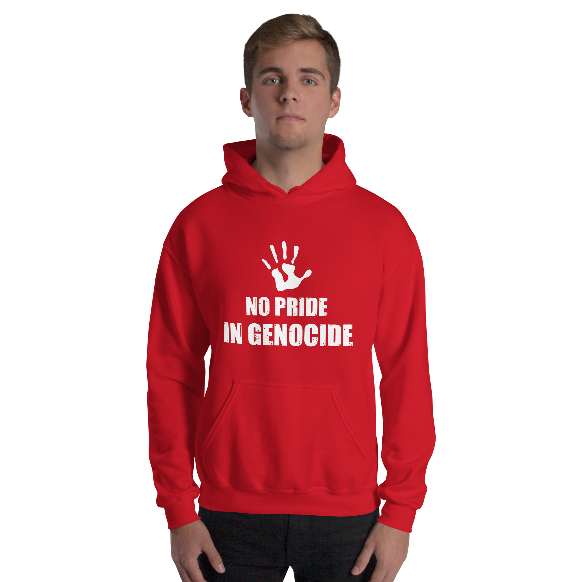 No Pride IN GENOCIDE Unisex Hoodie - Image 2