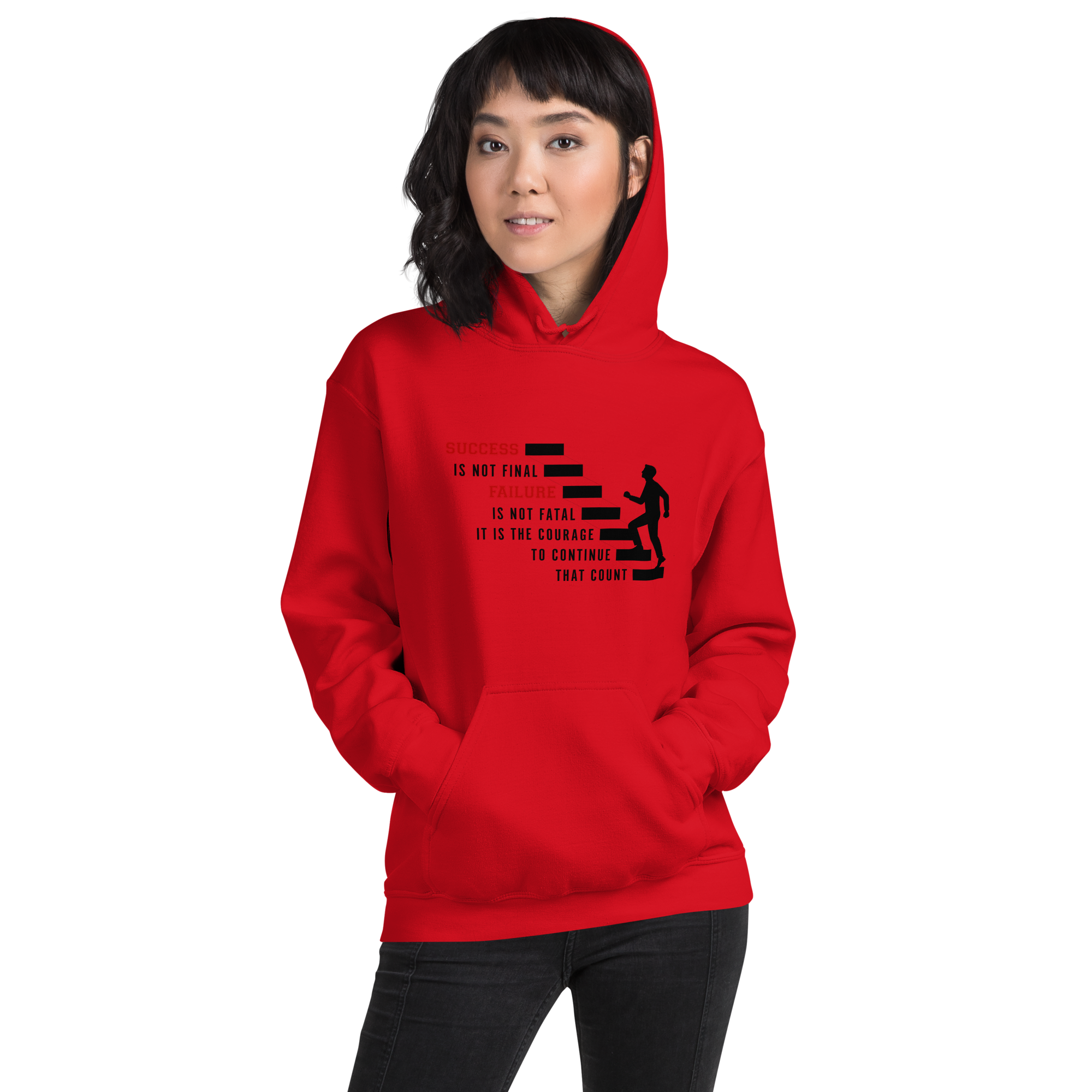 Success is Not Final Unisex Hoodie - Image 5