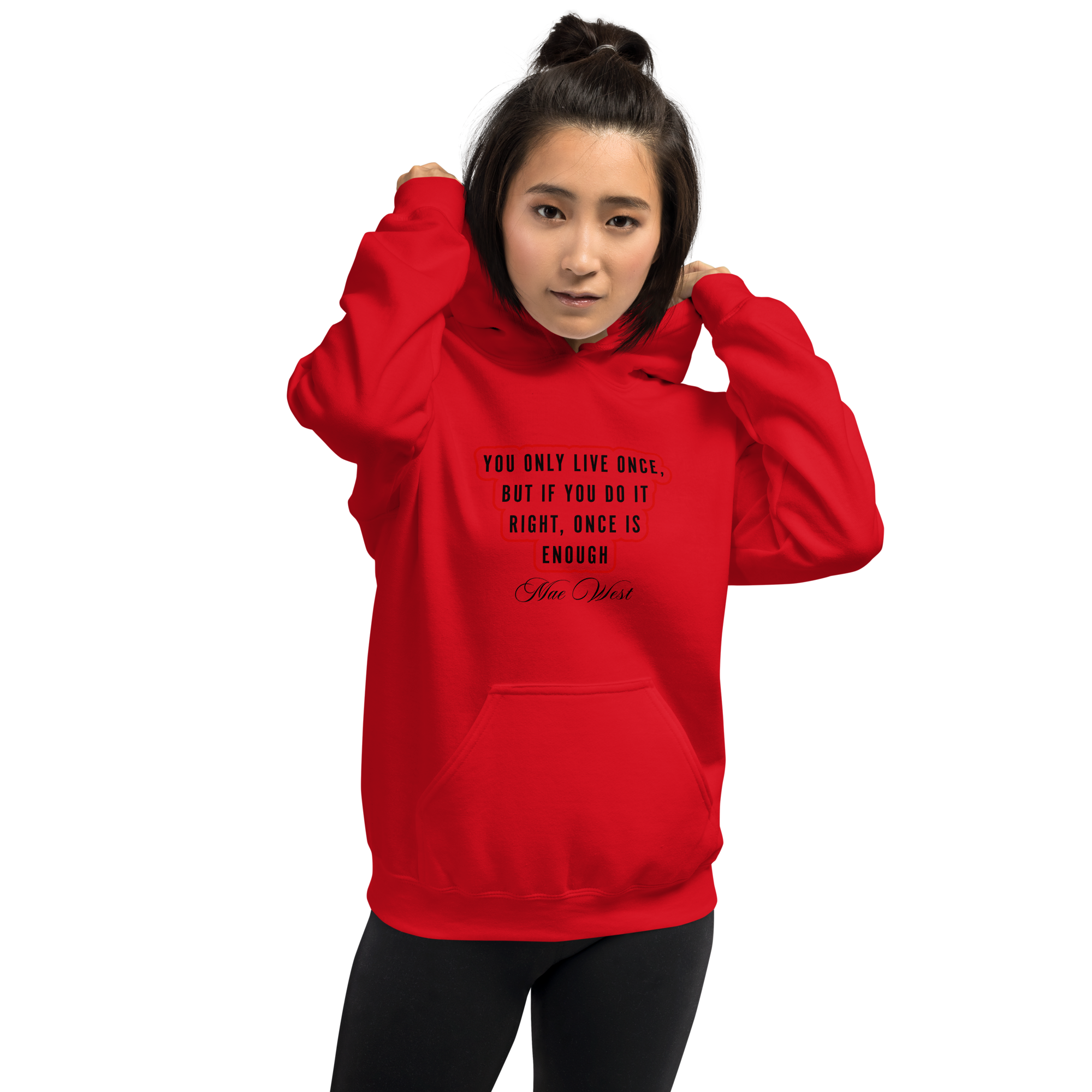 You Only Live Once Unisex Hoodie - Image 5