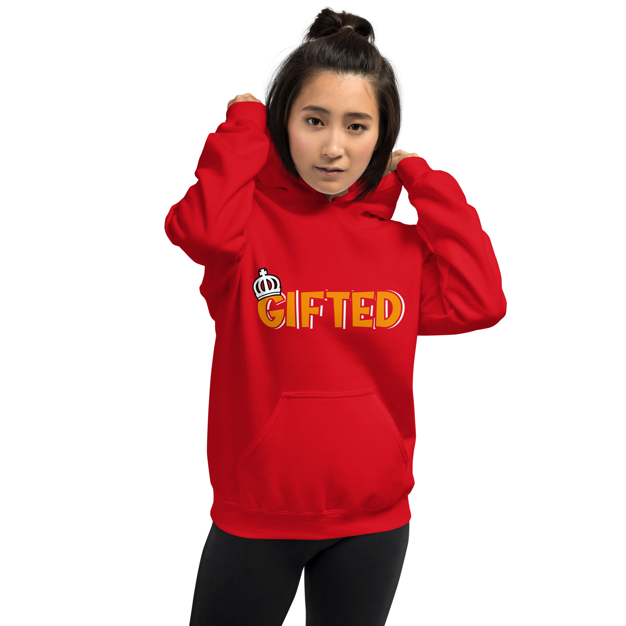 Gifted with Crown Unisex Hoodie - Image 2