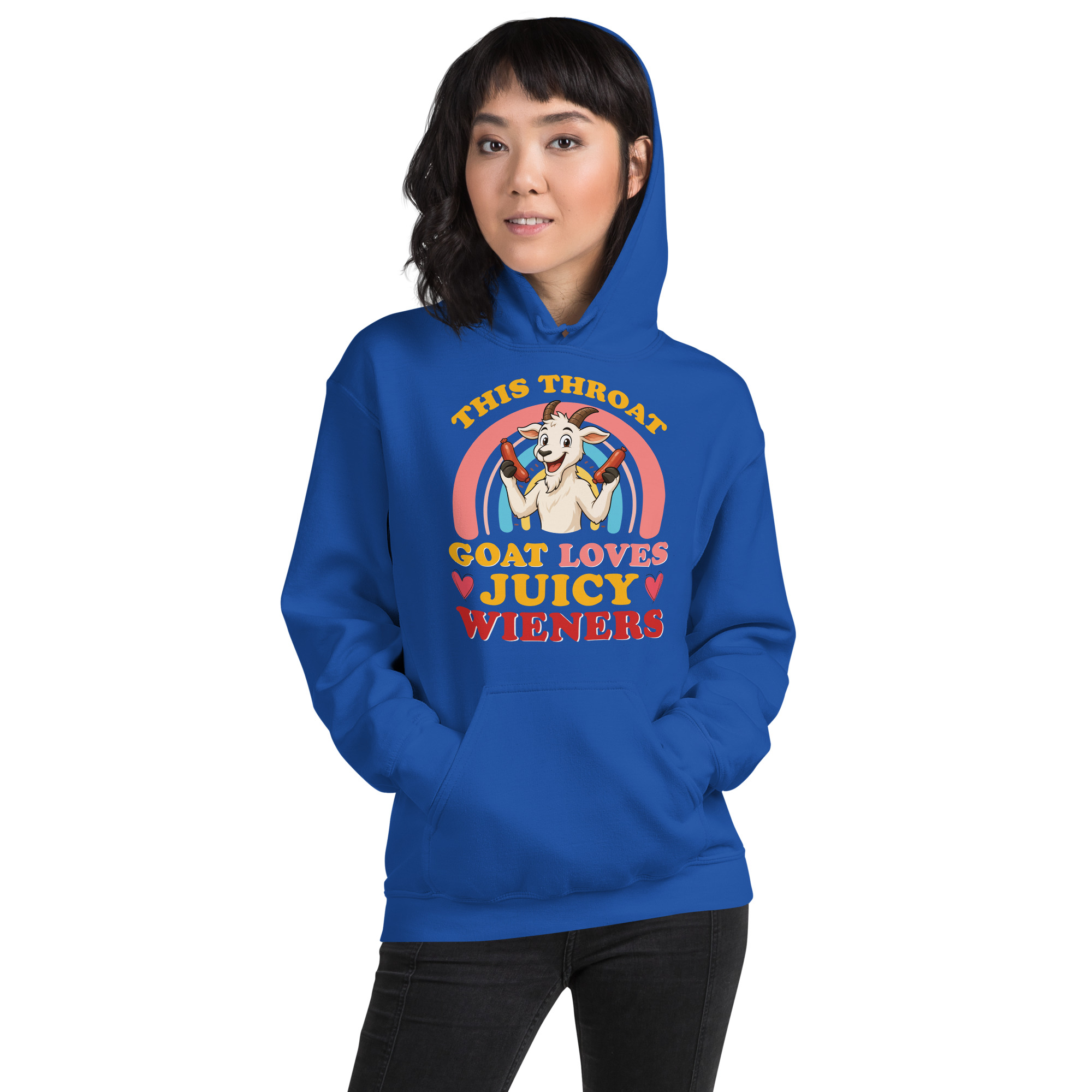 This Throat Goat Loves Juicy Unisex Hoodie - Image 3