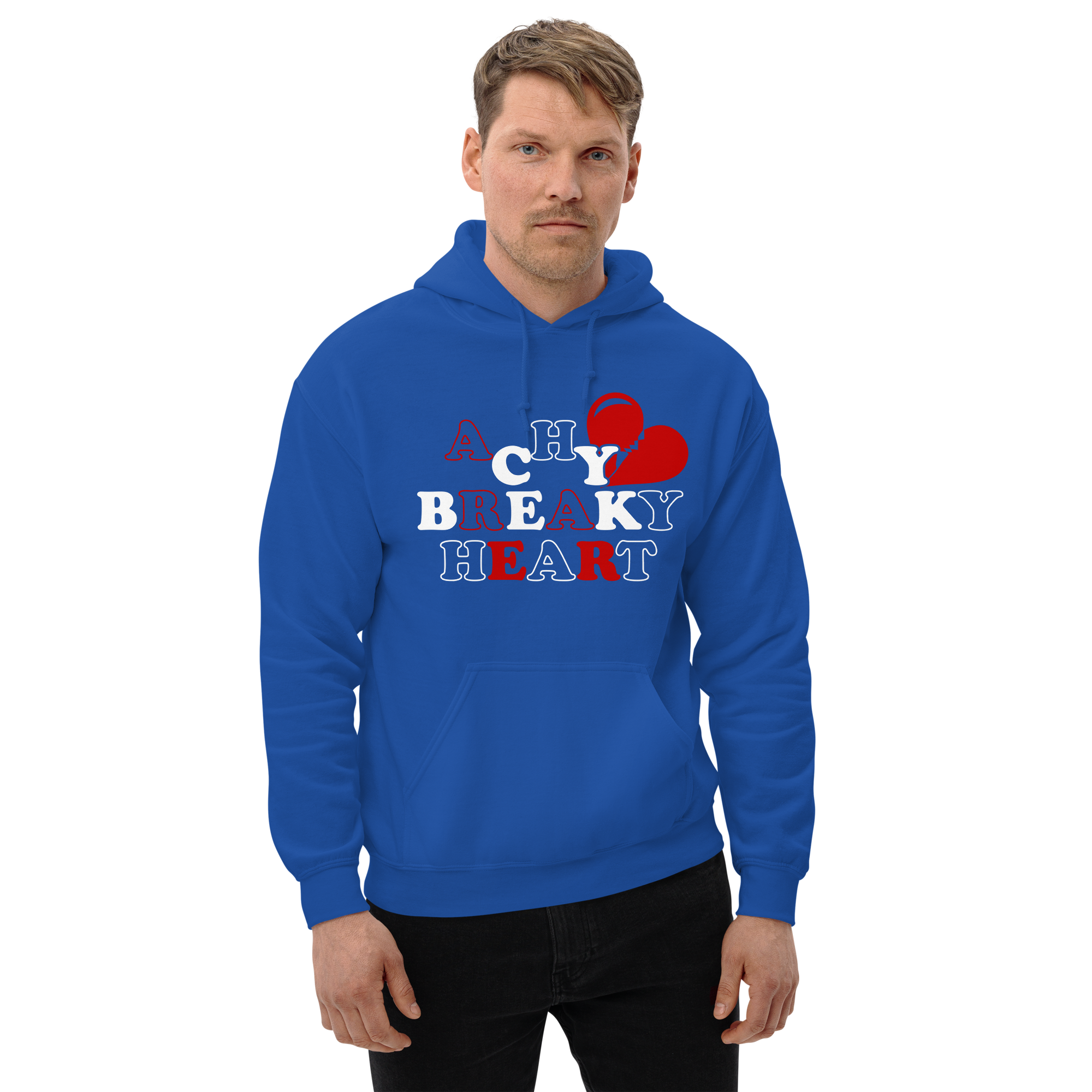 Breaky Heart Unisex Hoodie - Image 3