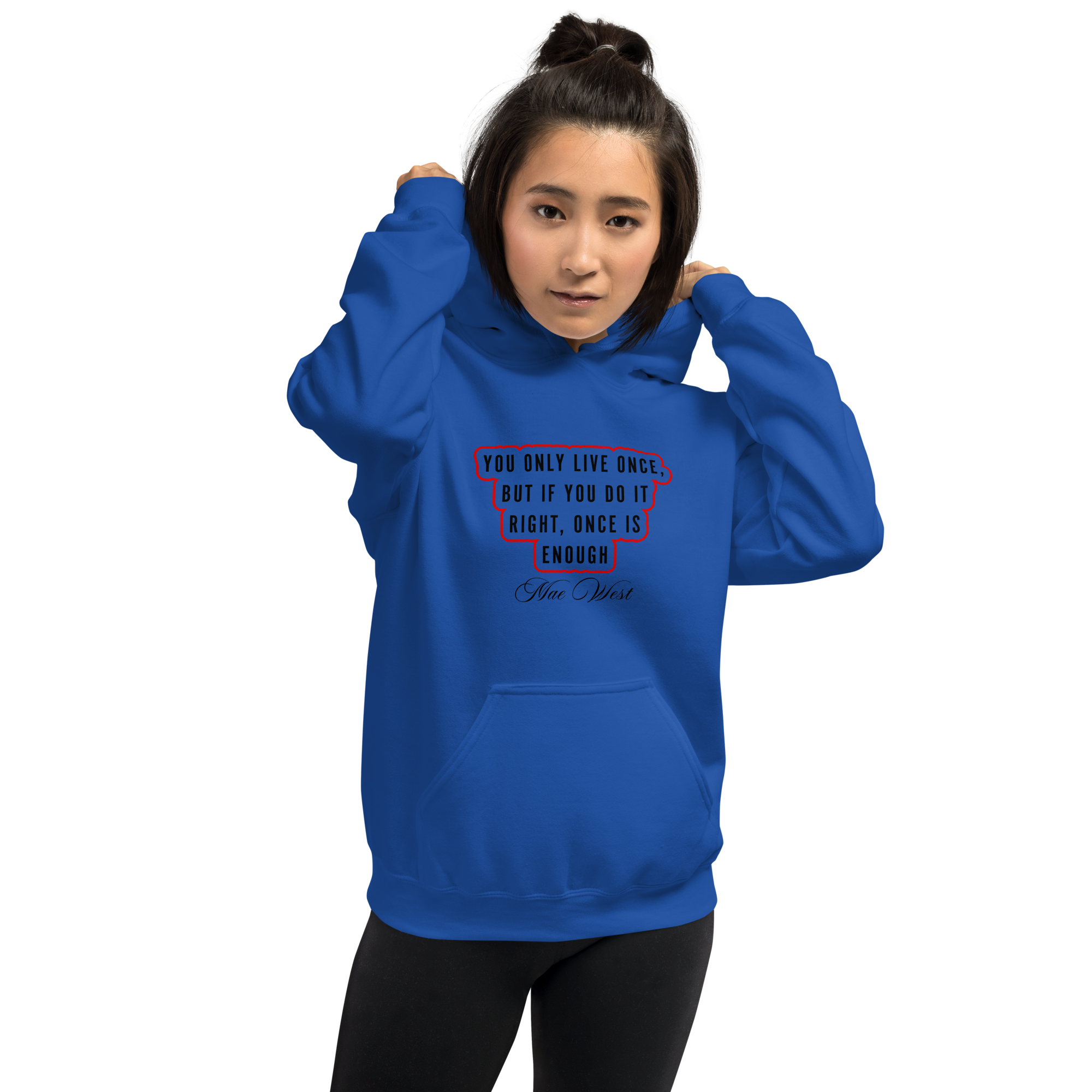 You Only Live Once Unisex Hoodie - Image 4