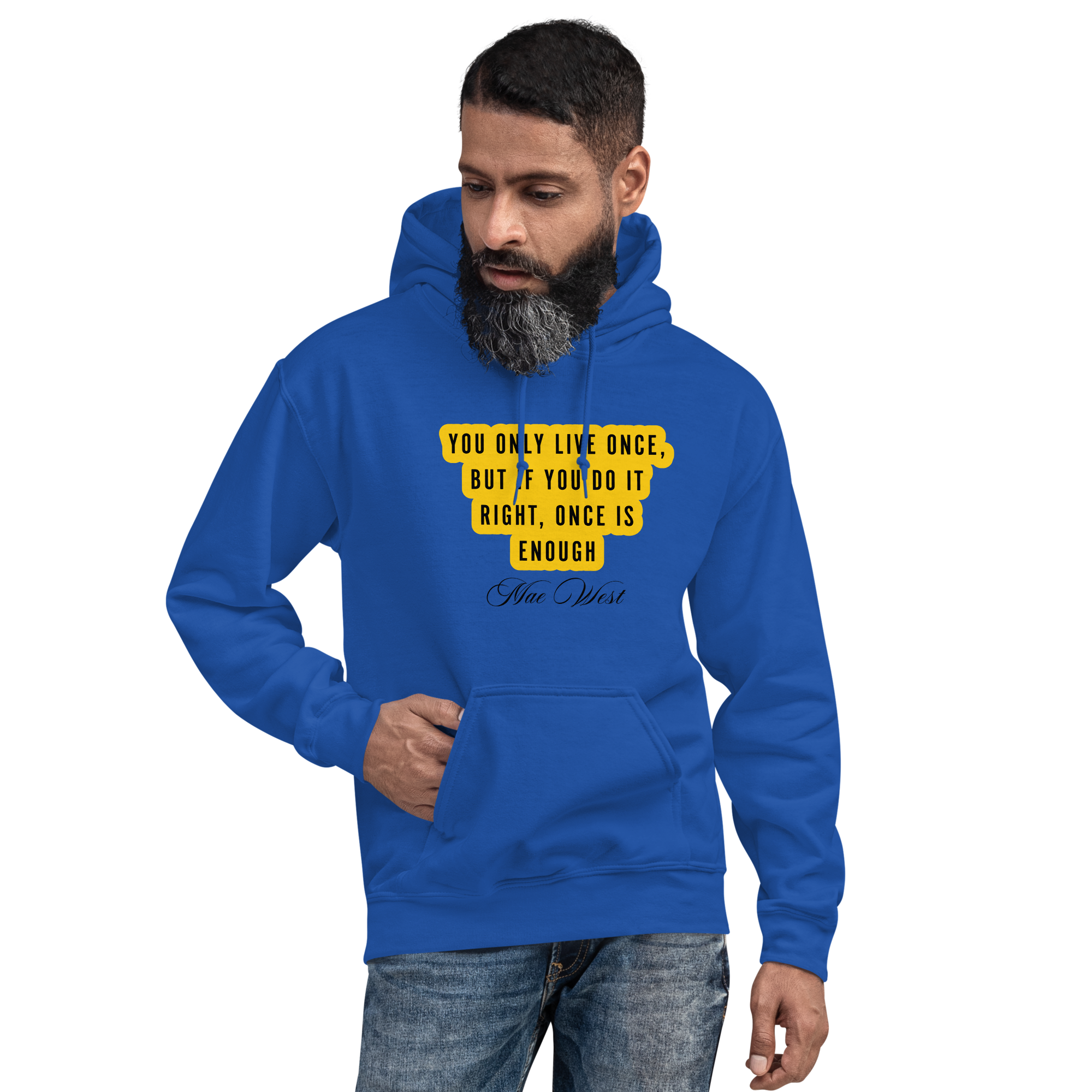 You Only Live Once But Unisex Hoodie - Image 3
