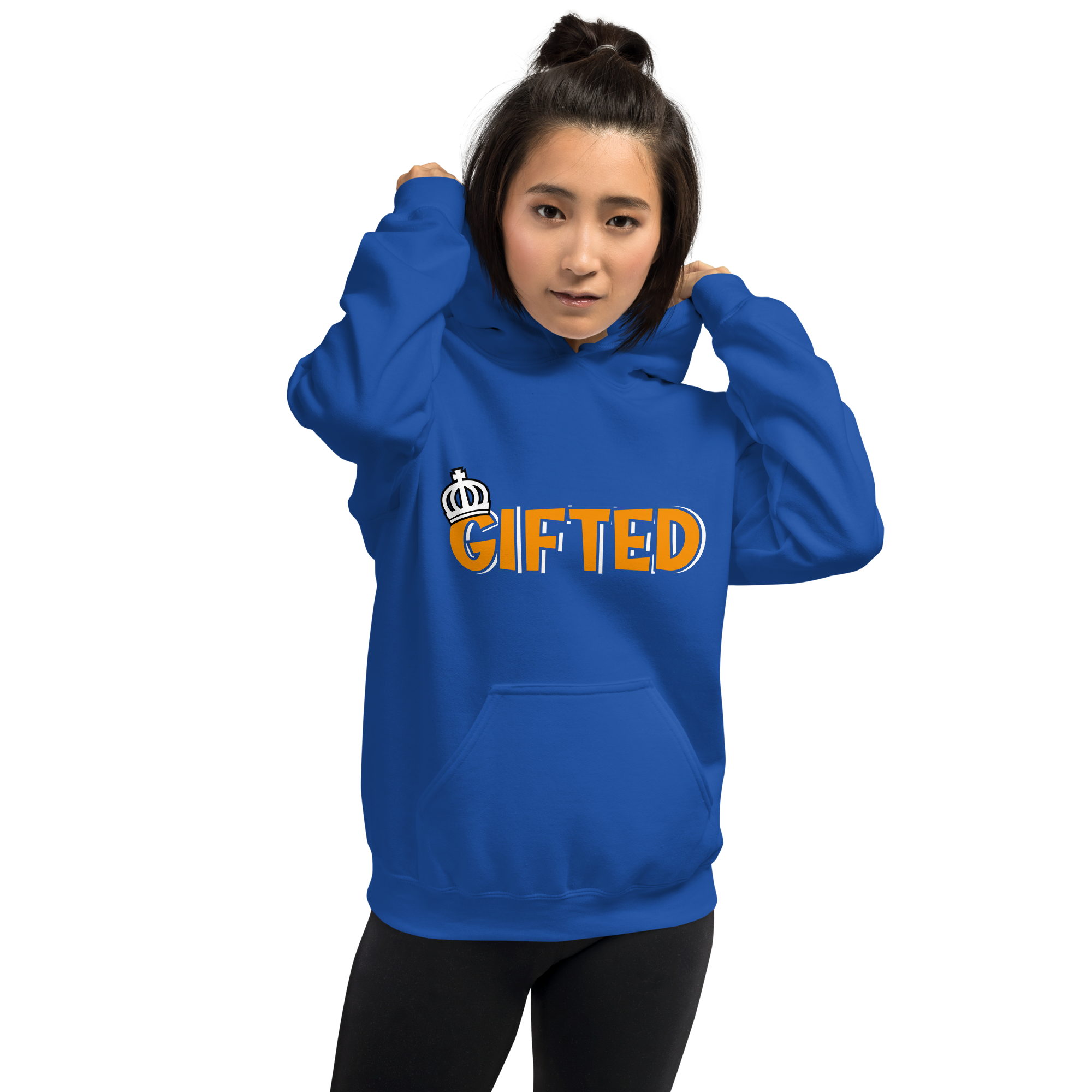 Gifted with Crown Unisex Hoodie - Image 3