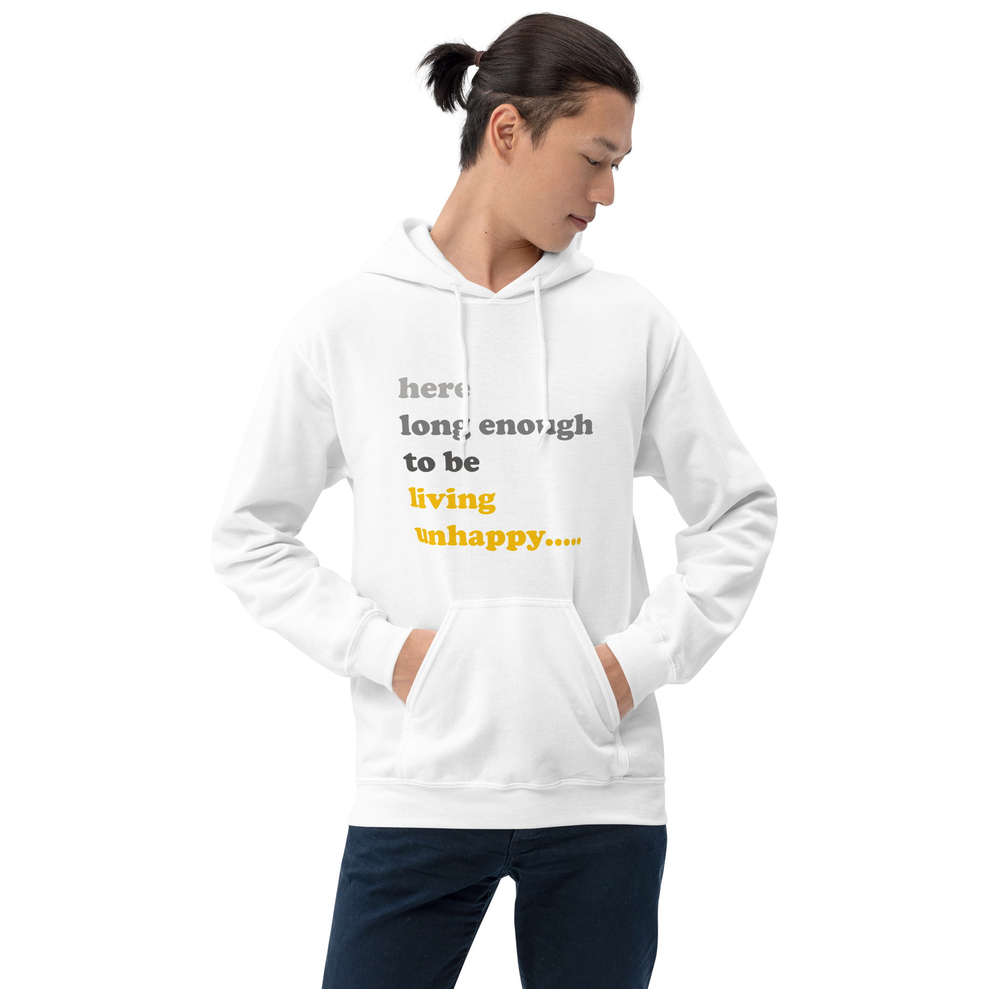 We not here long Enough Unisex Hoodie - Image 6
