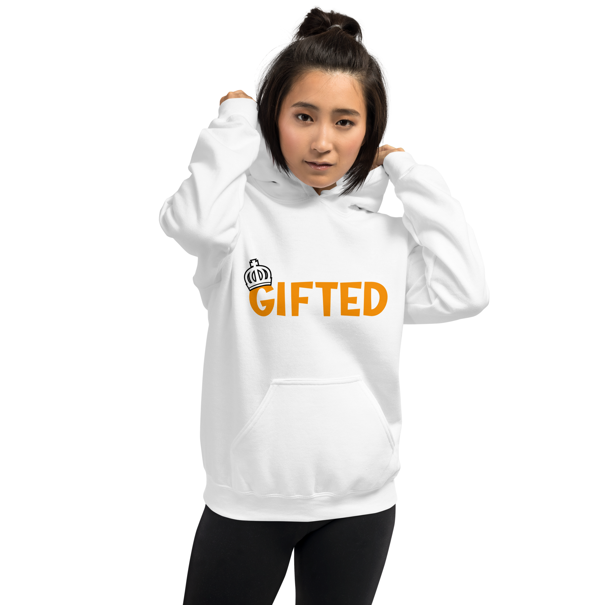 Gifted with Crown Unisex Hoodie - Image 6