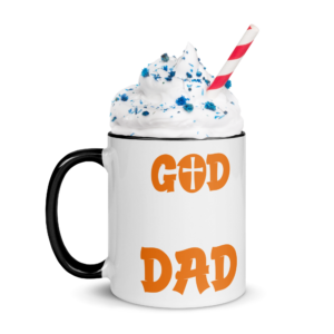 God Thank You For My DAD White Glossy Mug