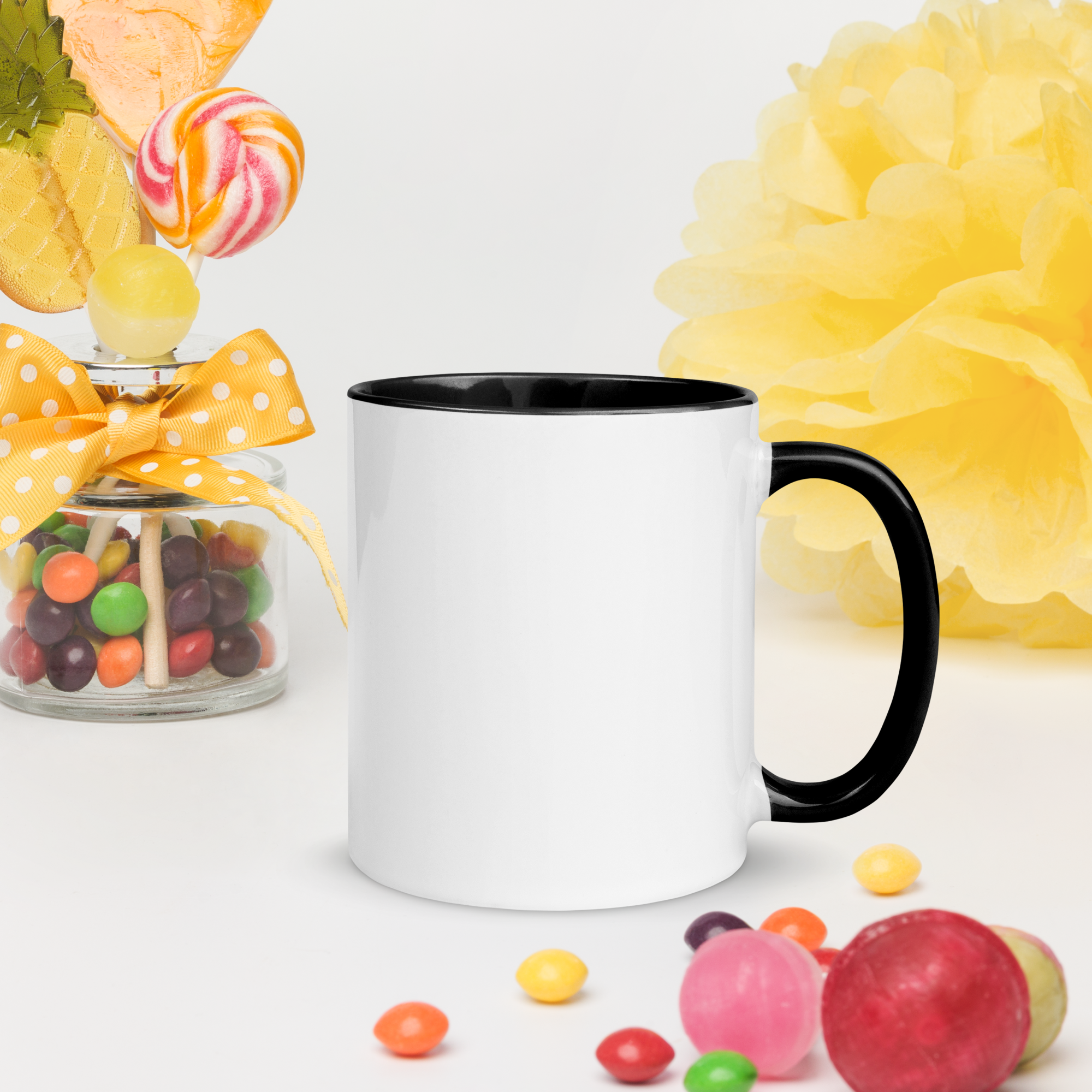Checkout In My Room White Glossy Mug - Image 4