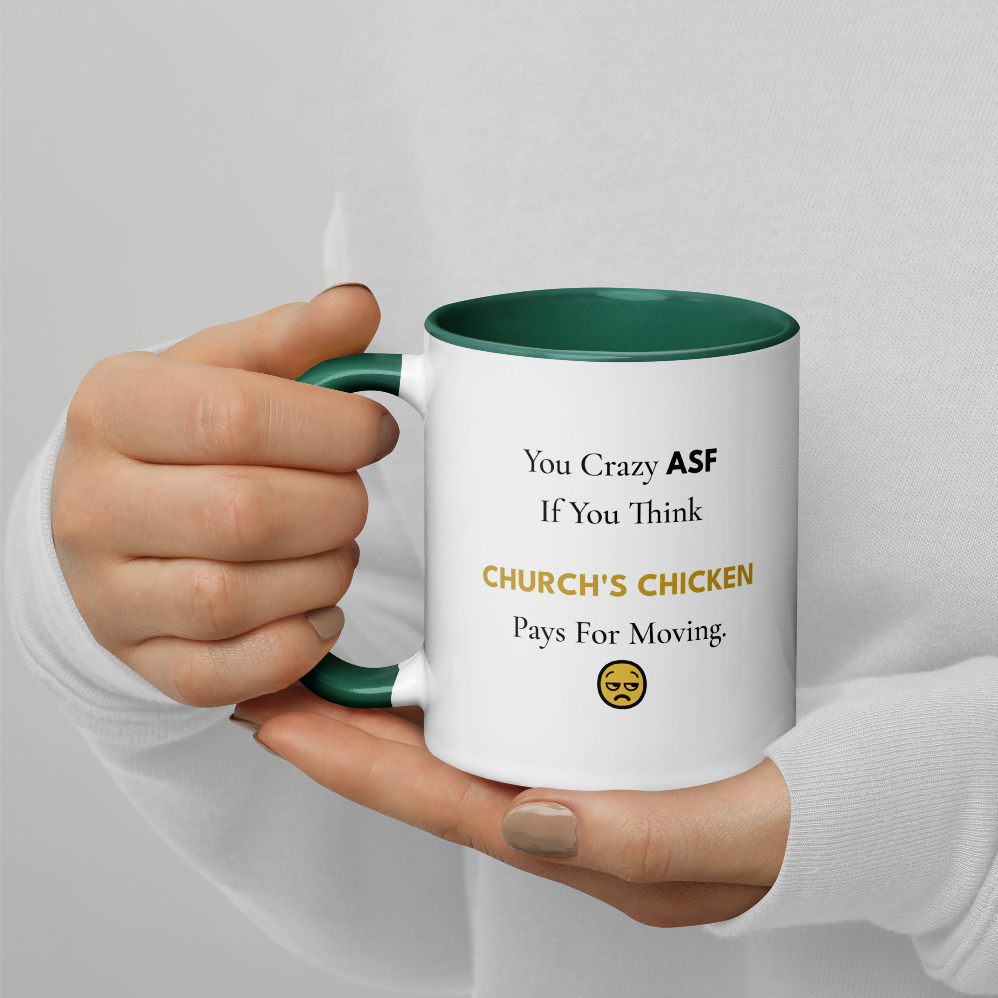 You Crazy ASF If You Think Glossy Mug - Image 3