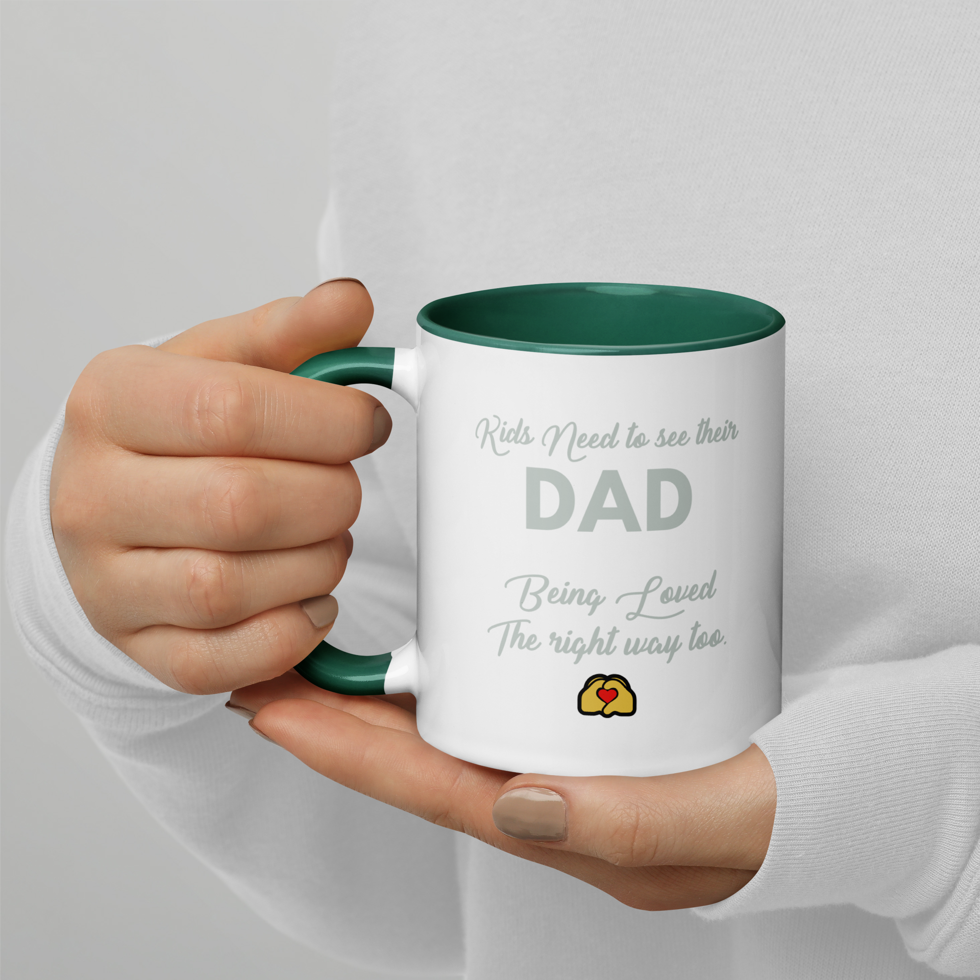 Kids need to see their DAD Glossy Mug - Image 3