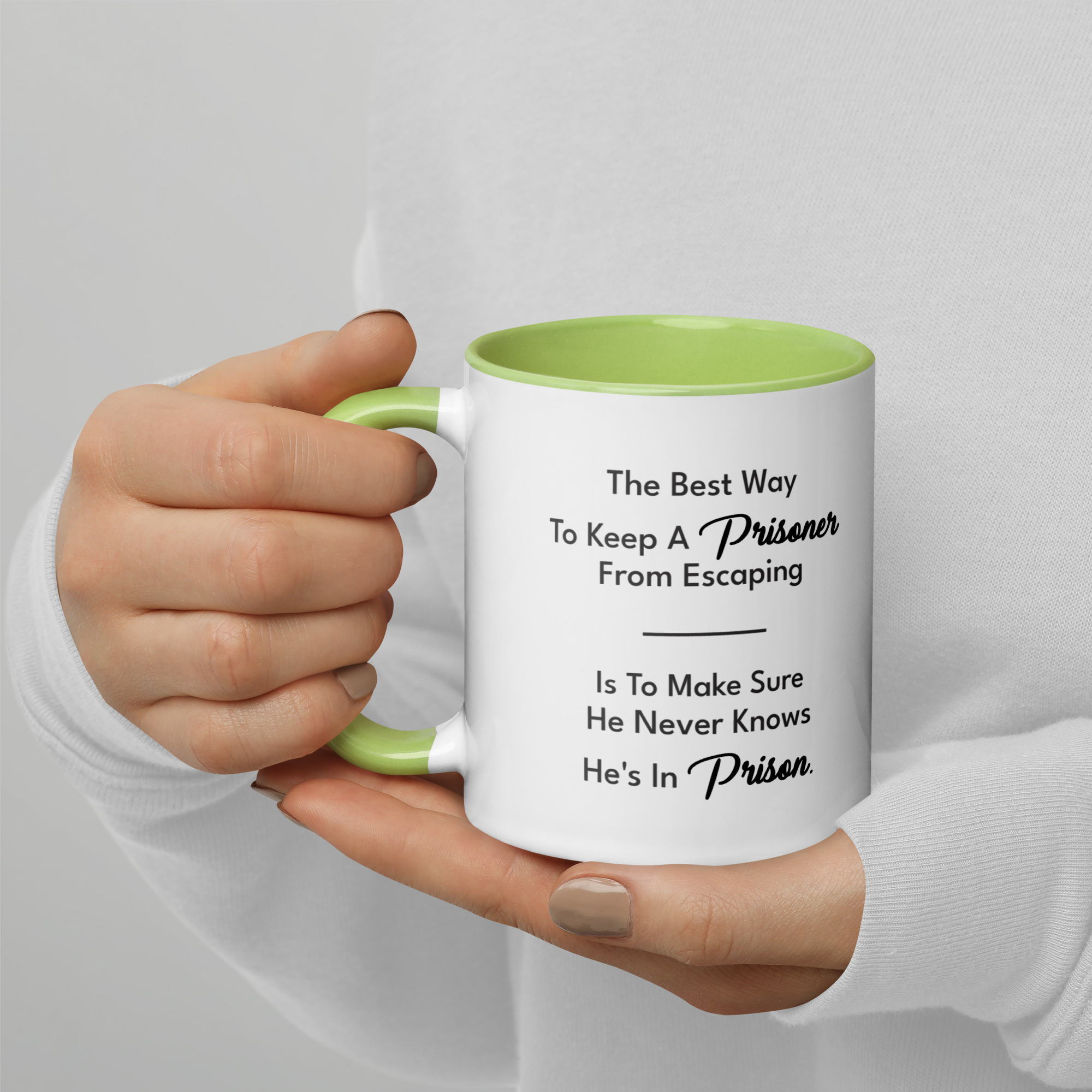 The Best Way To Keep A Prisoner Glossy Mug - Image 5