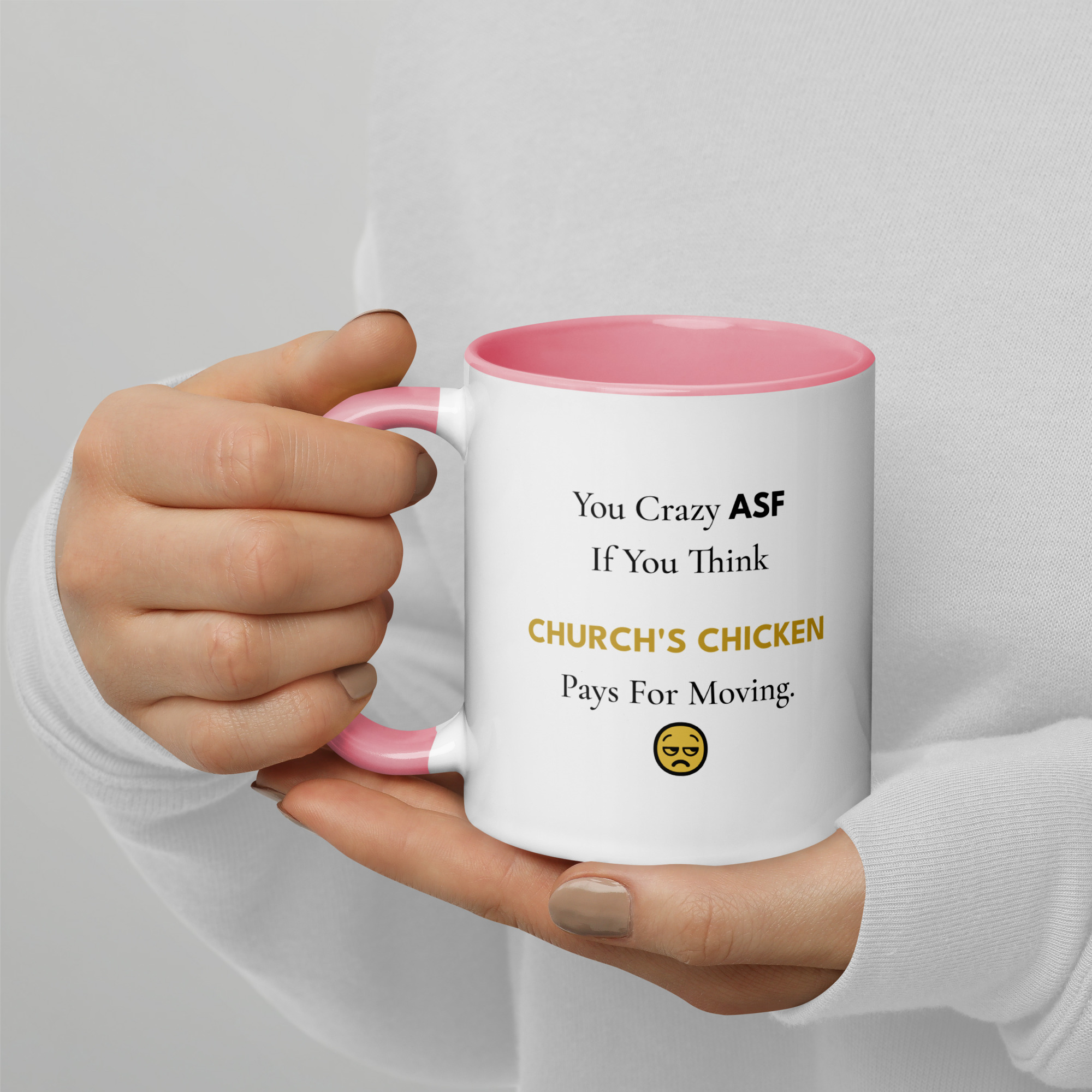 You Crazy ASF If You Think Glossy Mug - Image 4