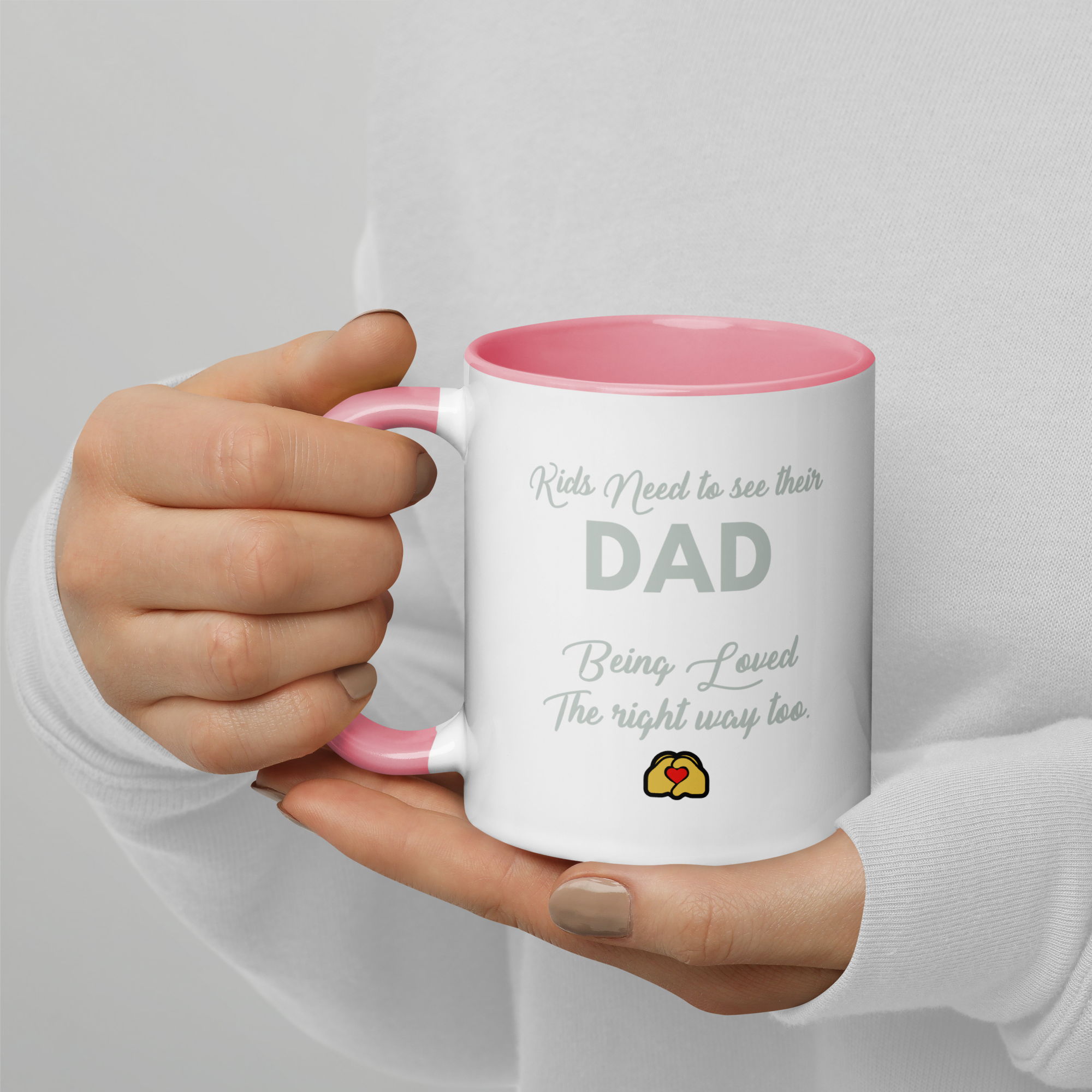 Kids need to see their DAD Glossy Mug - Image 4