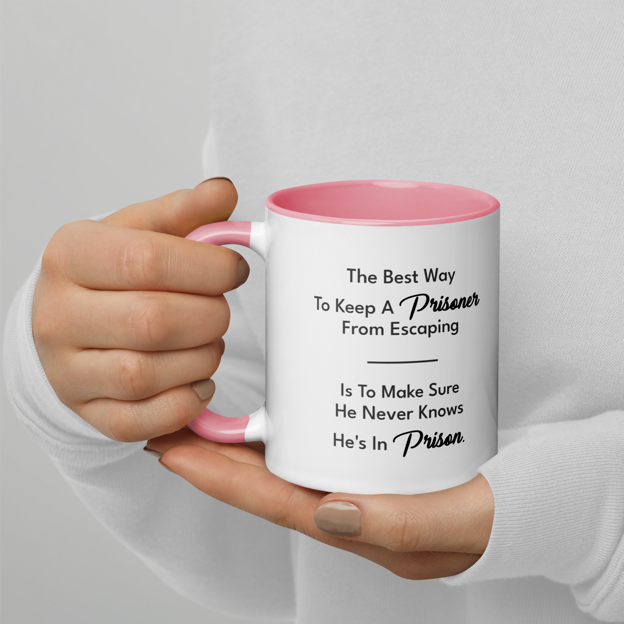 The Best Way To Keep A Prisoner Glossy Mug - Image 4
