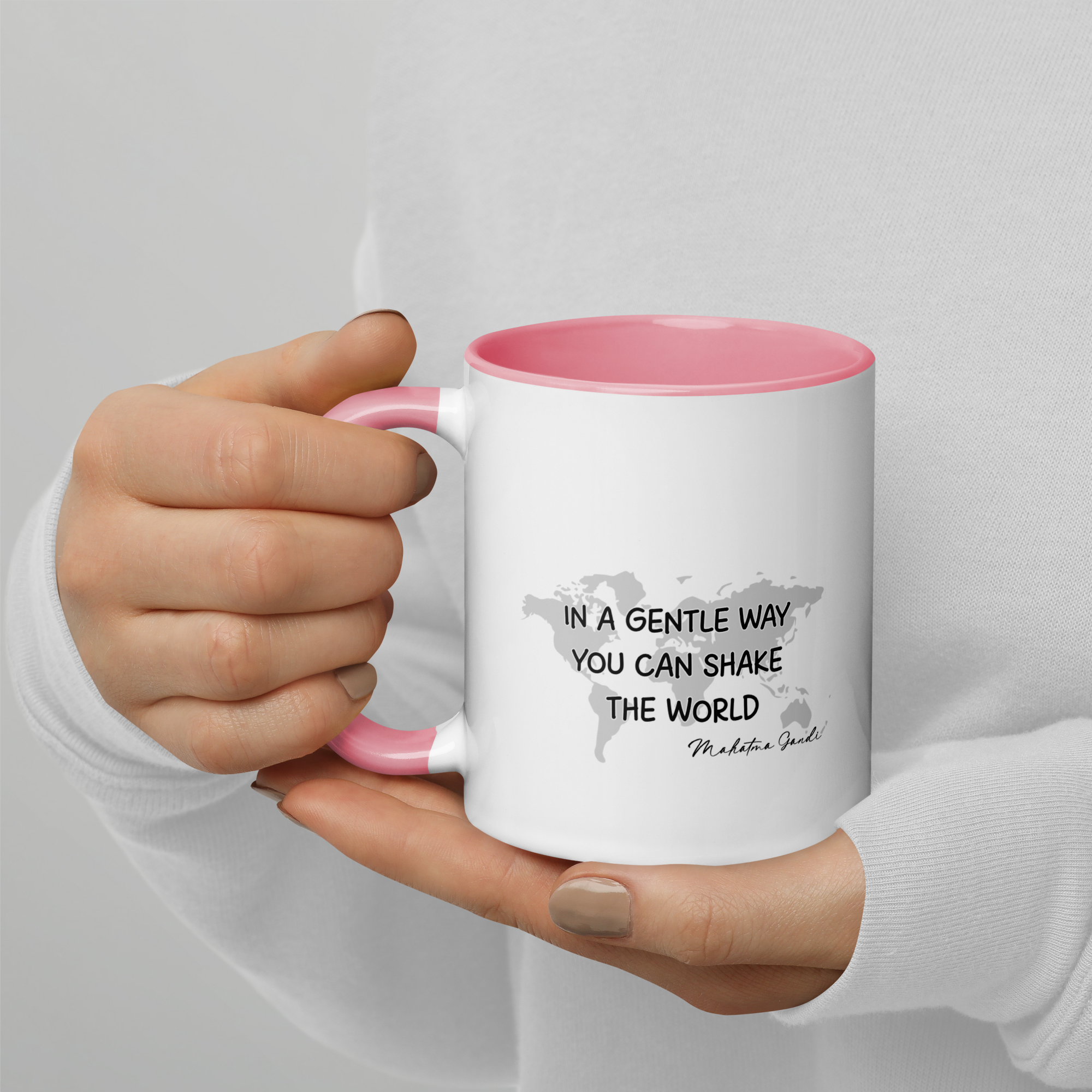 In A Gentle Way You Can Shake Glossy Mug - Image 4