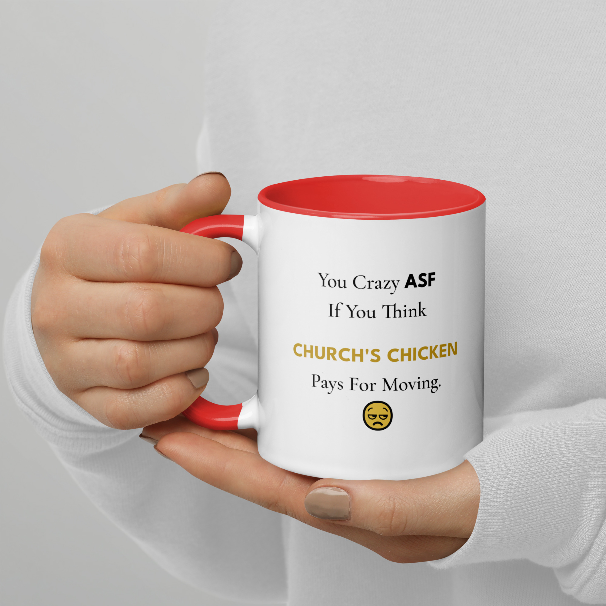 You Crazy ASF If You Think Glossy Mug - Image 2