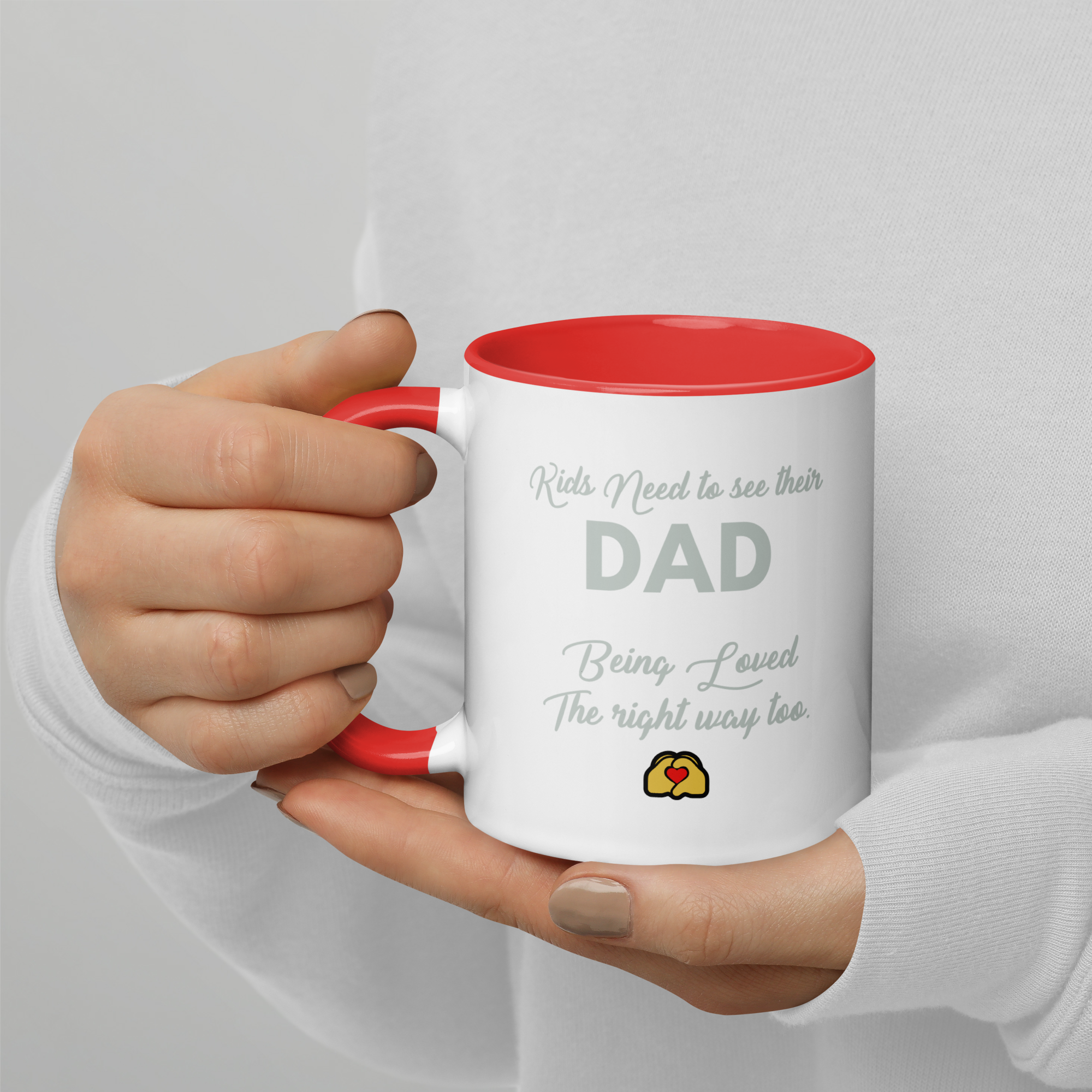 Kids need to see their DAD Glossy Mug - Image 2