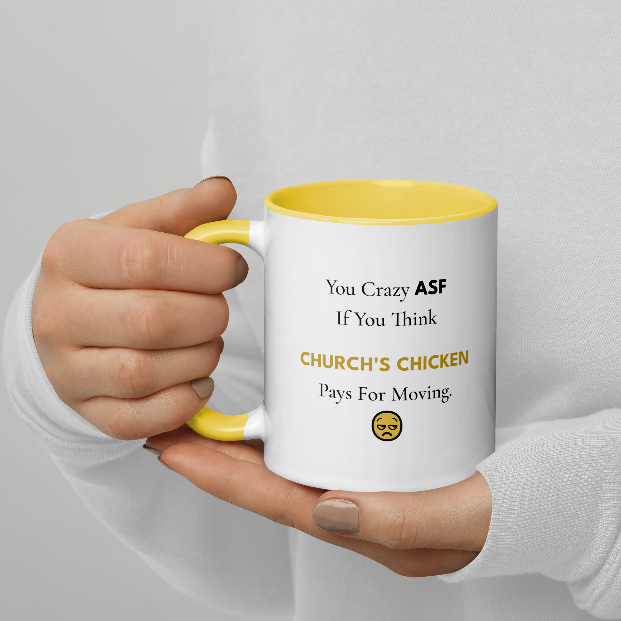 You Crazy ASF If You Think Glossy Mug - Image 5