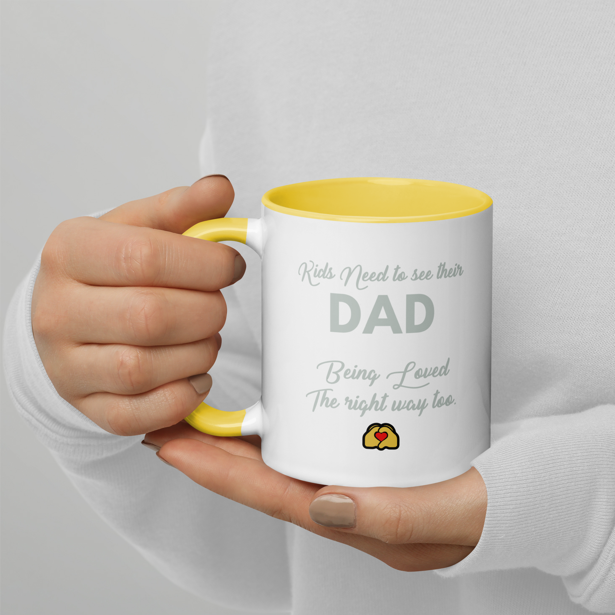 Kids need to see their DAD Glossy Mug - Image 5