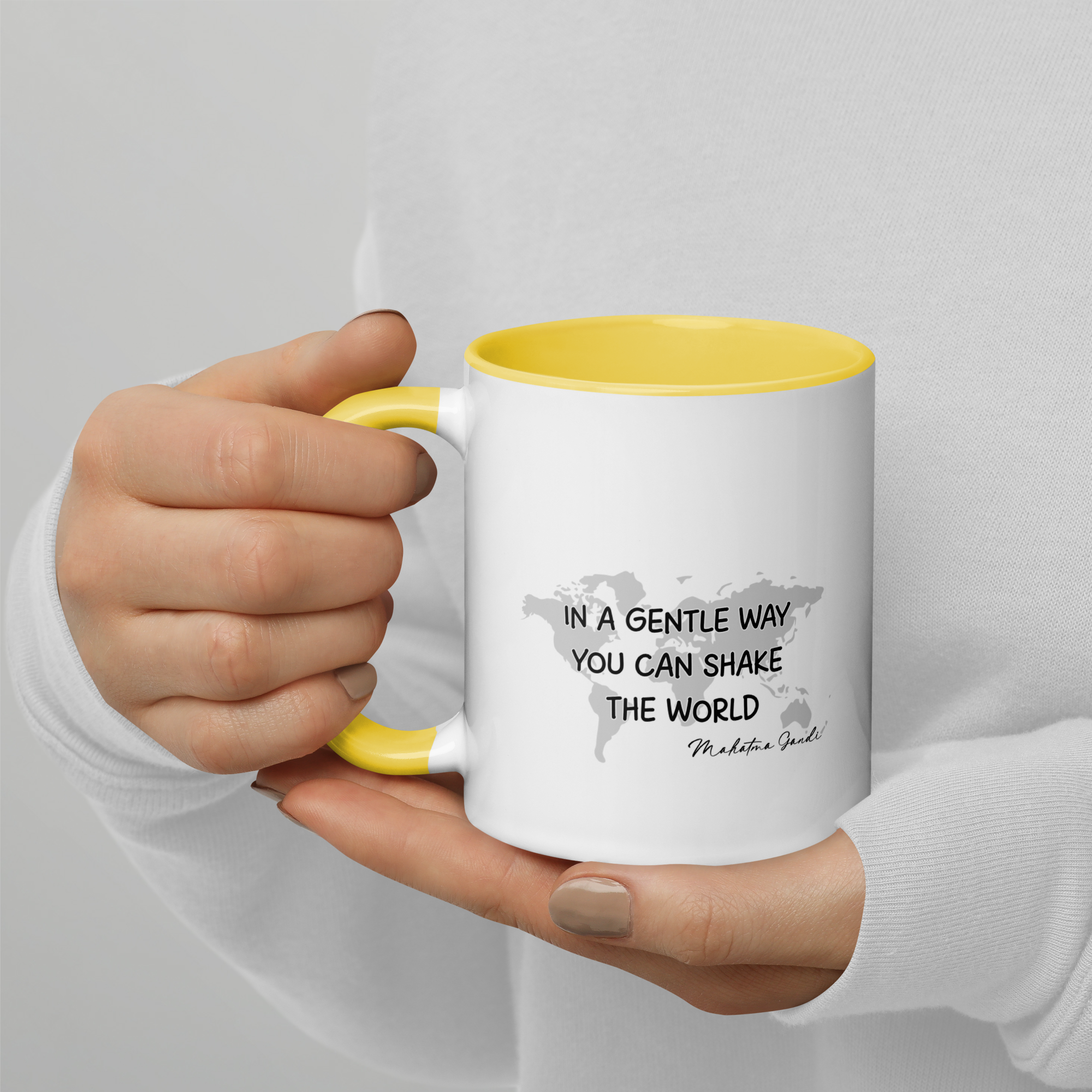 In A Gentle Way You Can Shake Glossy Mug - Image 5